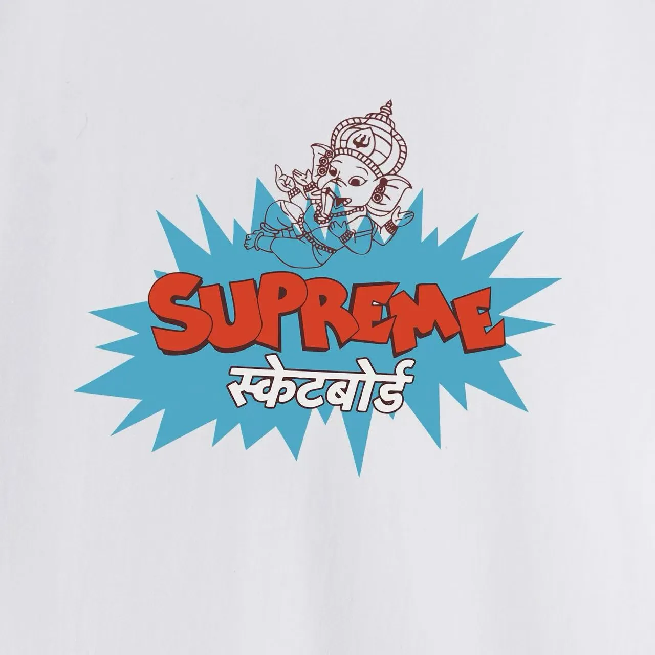 S173 P110💰 SUPREME Ganesha explosion LOGO printed short sleeves, loose fit, made of 260g combed cotton double yarn, all three standards from fabrics to accessories, ZP, imported Matsui company slurry printing will never crack. The whole piece adopts three-needle five-thread process. The neckline-shoulder seam-sleeve seam is double-lined, which looks more three-dimensional and textured) and the same craftsmanship as the original version, classic version Feel free to compare zp. The whole piece adopts three-needle five-thread craftsmanship (neckline-shoulder seam-sleeve seam double thread, which looks more three-dimensional and textured). It has the same craftsmanship as the original original, classic version. Color: black, white, navy blue, light gray, pink. Size: S M L XL XXL