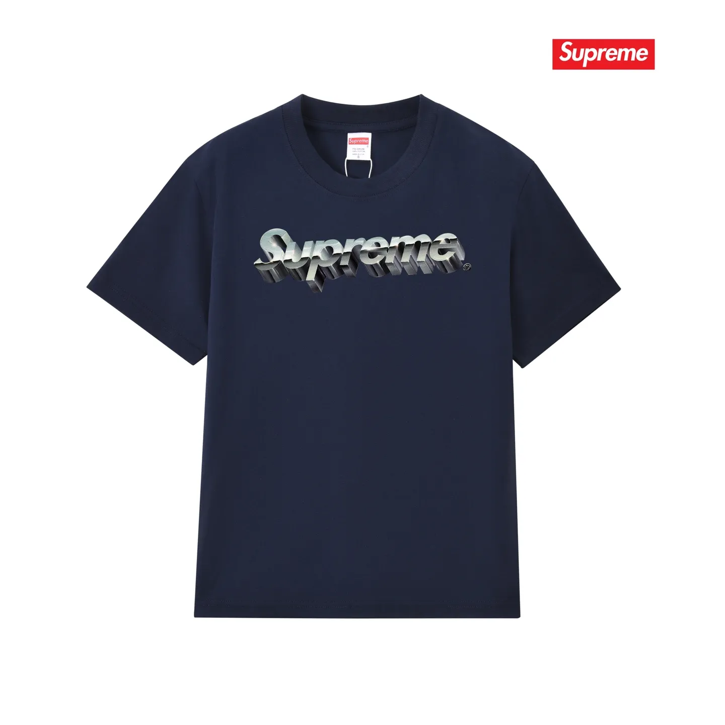 S192 P110💰 SUP cotton three-dimensional printed logo round neck short-sleeved T-shirt for men and women. Loose fit. Made of 260g combed cotton double yarn. From fabric to accessories, all three standards are complete and follow ZP. Imported Matsui company's slurry printing will never crack. The whole piece adopts three-needle five-thread technology. The neckline-shoulder seam-sleeve seam is double-lined, which looks more three-dimensional and textured. The same process as the original version, classic version Feel free to compare zp. The whole piece adopts three-needle five-thread craftsmanship (neckline-shoulder seam-sleeve seam double thread, which looks more three-dimensional and textured). It has the same craftsmanship as the original original, classic version. Color: black, white, light gray, pink, navy. Size: S M L XL XXL
