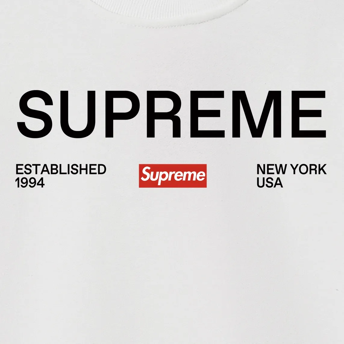 Style No. S2075 #terry P160💰 Velvet P170💰 Supreme Week 1 Est. 1994 Tee letter print hooded sweatshirt Made of 400g large terry 430g silver fox velvet (drop shoulder large version) fabric, soft texture and no pilling Imported environmentally friendly printing glue The pattern is bright and three-dimensional Quality 💥Same style for men and women The upper body is trendy Color: black white gray Size: S M L XL XXL
