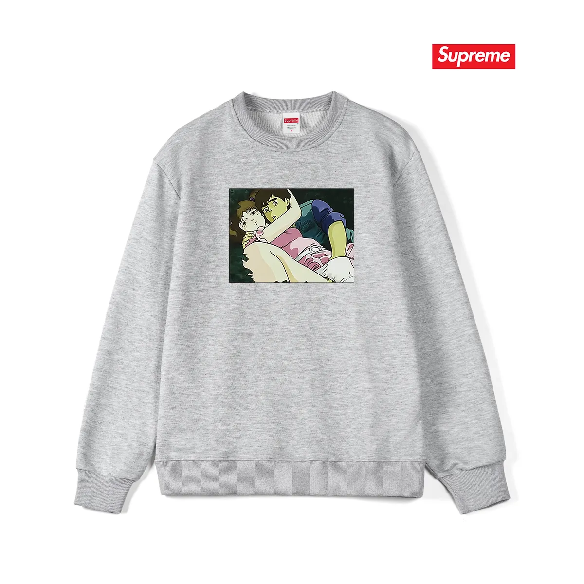 Style No. S1115 #terry p150💰 Velvet 160💰 Supreme 15FW Overfiend Touch Tee Toshio Maeda co-branded printed round neck sweatshirt Made of 400 grams of large terry (drop shoulder large version) fabric, soft texture and no pilling Imported environmentally friendly printing glue The pattern is bright and three-dimensional Quality💥Same style for men and women The upper body is trendy Color: black white gray Size: S M L XL XXL