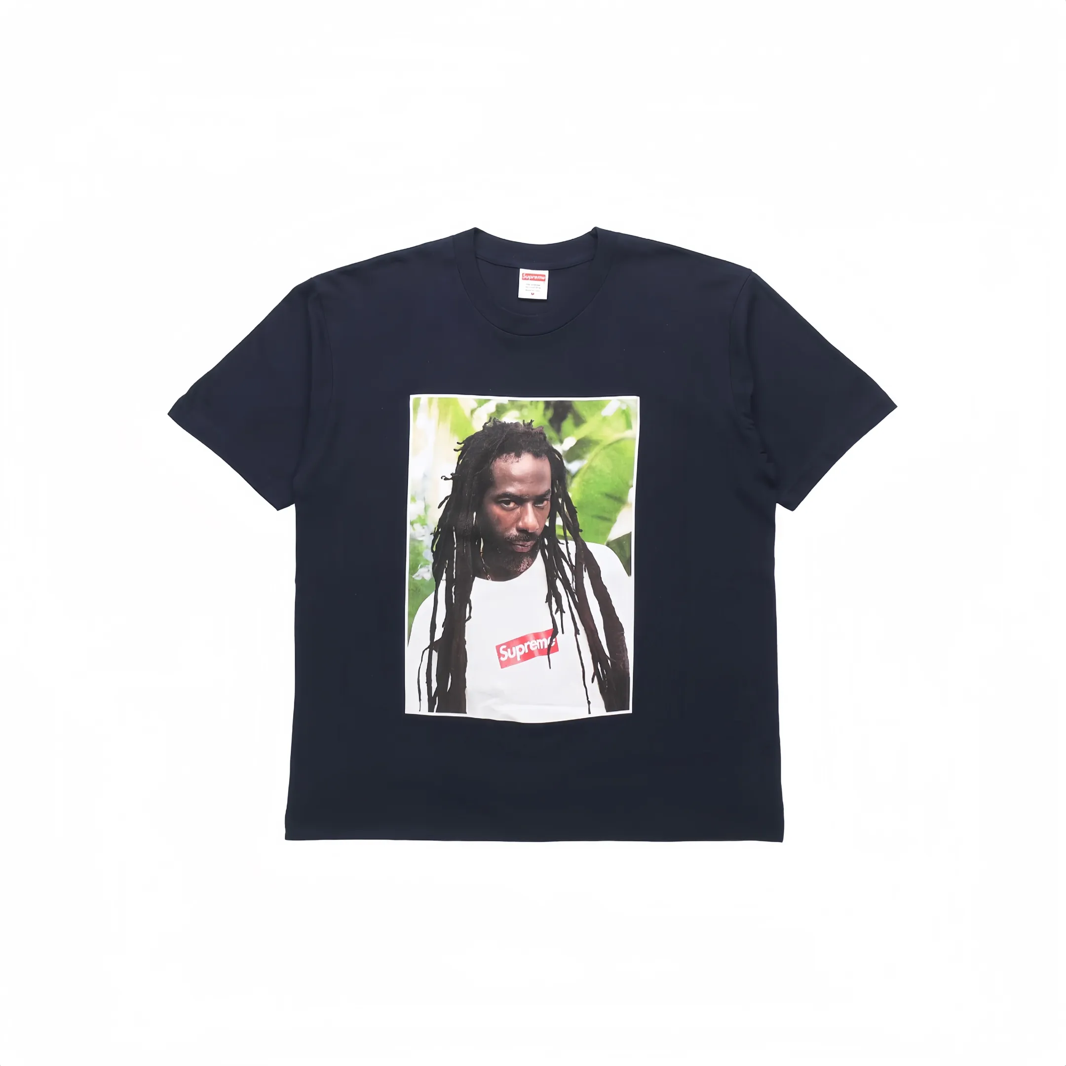 #S35 P110💰 Supreme SS19 Buju Banton Tee Reggae character printed short-sleeved T-shirt. The same style for men and women is made of 260g combed cotton double yarn. From fabrics to accessories, all three standards are complete and ZP is imported. The slurry printing from Matsui Company will never crack. The whole piece is made of three-needle five-thread technology. The neckline-shoulder seam-sleeve seam is double-lined, which looks more three-dimensional and textured.) The same process as the original version, classic version Feel free to compare zp. The whole piece adopts three-needle five-thread craftsmanship (neckline-shoulder seam-sleeve seam double thread, which looks more three-dimensional and textured). It has the same craftsmanship as the original original, classic version. Color: black, gray, white, red, orange, navy blue, light blue. Size: S M L XL XXL