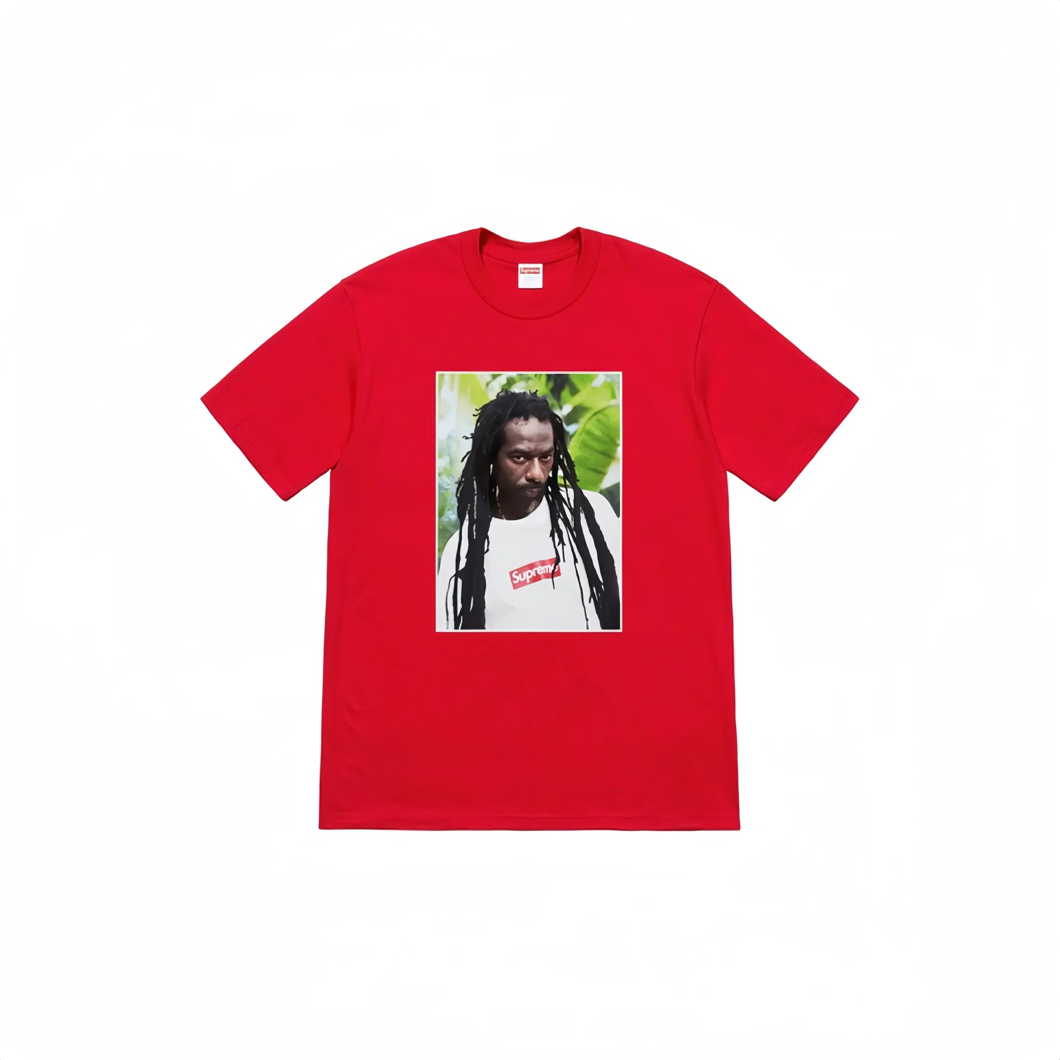 #S35 P110💰 Supreme SS19 Buju Banton Tee Reggae character printed short-sleeved T-shirt. The same style for men and women is made of 260g combed cotton double yarn. From fabrics to accessories, all three standards are complete and ZP is imported. The slurry printing from Matsui Company will never crack. The whole piece is made of three-needle five-thread technology. The neckline-shoulder seam-sleeve seam is double-lined, which looks more three-dimensional and textured.) The same process as the original version, classic version Feel free to compare zp. The whole piece adopts three-needle five-thread craftsmanship (neckline-shoulder seam-sleeve seam double thread, which looks more three-dimensional and textured). It has the same craftsmanship as the original original, classic version. Color: black, gray, white, red, orange, navy blue, light blue. Size: S M L XL XXL