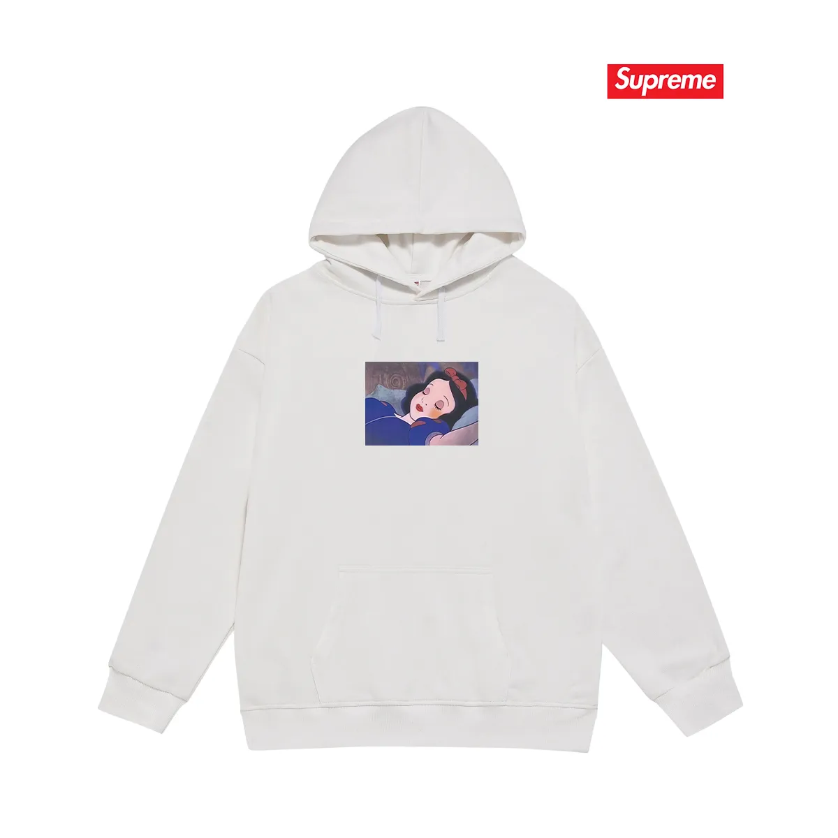 Style No. S2169 #terry P160💰 Velvet P170💰 Sup portrait letter print hooded sweatshirt Made of 400g large terry 430g silver fox velvet (drop shoulder large version) fabric, soft texture and no pilling Imported environmentally friendly printing glue The pattern is bright and three-dimensional Quality 💥Same style for men and women The upper body is trendy Color: black white gray Size: S M L XL XXL