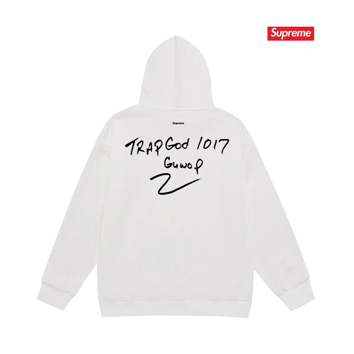 Style No. S2199 #terry P160💰 Velvet P170💰 SUP FW16 Kuci Mane Tee White character hooded sweatshirt Made of 400g large terry 430g silver fox velvet (off-shoulder large version) fabric, soft texture and no pilling Imported environmentally friendly printing glue The pattern is bright and three-dimensional Quality 💥Same style for men and women The upper body is trendy Color: black white gray Size: S M L XL XXL