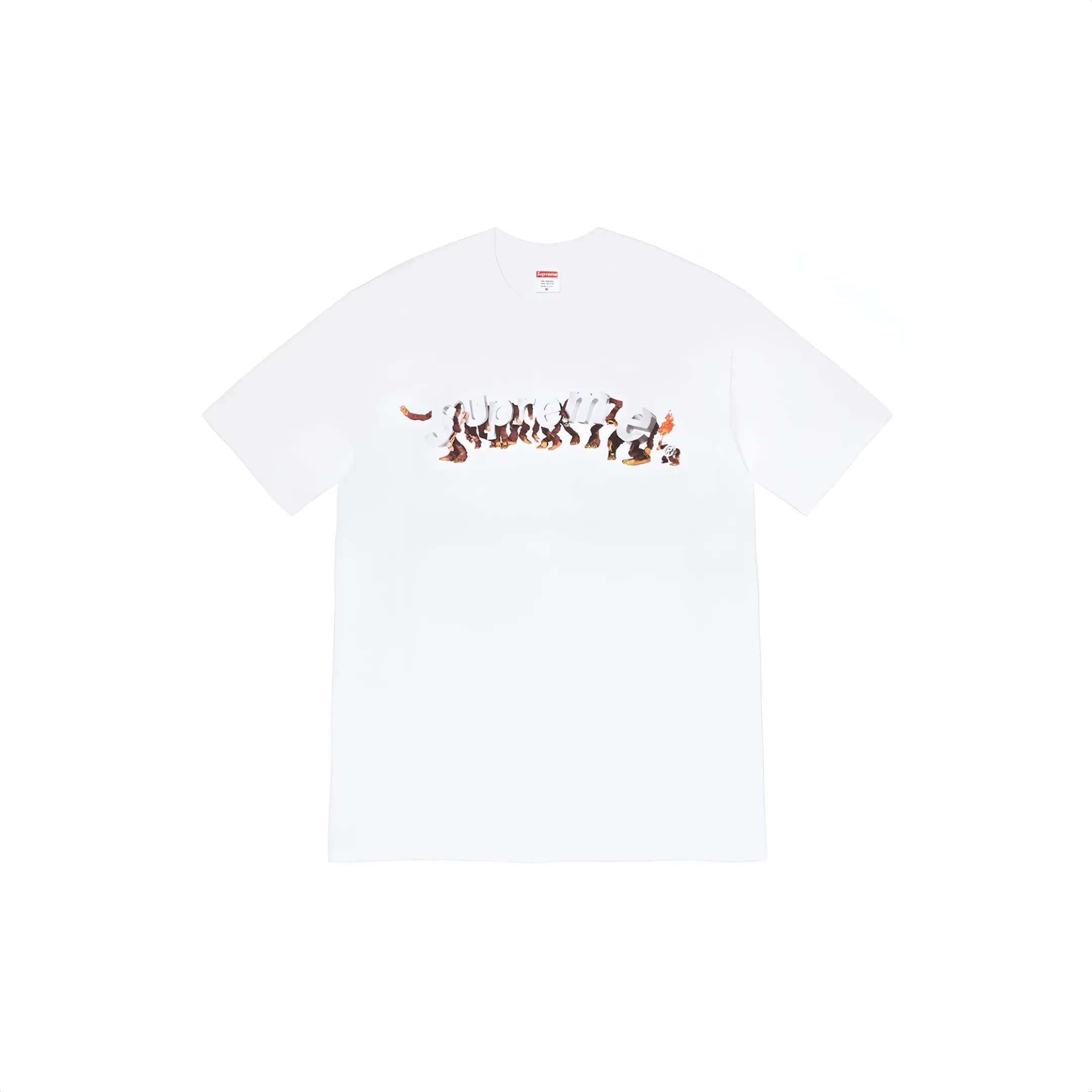 #S38 P110💰 Supreme Week 8 Apes Tee Apes logo letter printed round neck short-sleeved T-shirt is made of 260 grams of combed cotton double yarn. From fabrics to accessories, all three standards are complete and follow ZP. Imported Matsui company's slurry printing will never crack. The whole piece is made of three-needle five-thread technology. The neckline-shoulder seam-sleeve seam is double-lined, which looks more three-dimensional and textured.) The same process as the original version, classic version Feel free to compare zp. The whole piece adopts three-needle five-thread craftsmanship. The neckline-shoulder seam-sleeve seam is double-threaded, which looks more three-dimensional and textured.) It has the same craftsmanship as the authentic original, classic version. Color: navy blue, green, white, black, orange. Size: S M L XL XXL