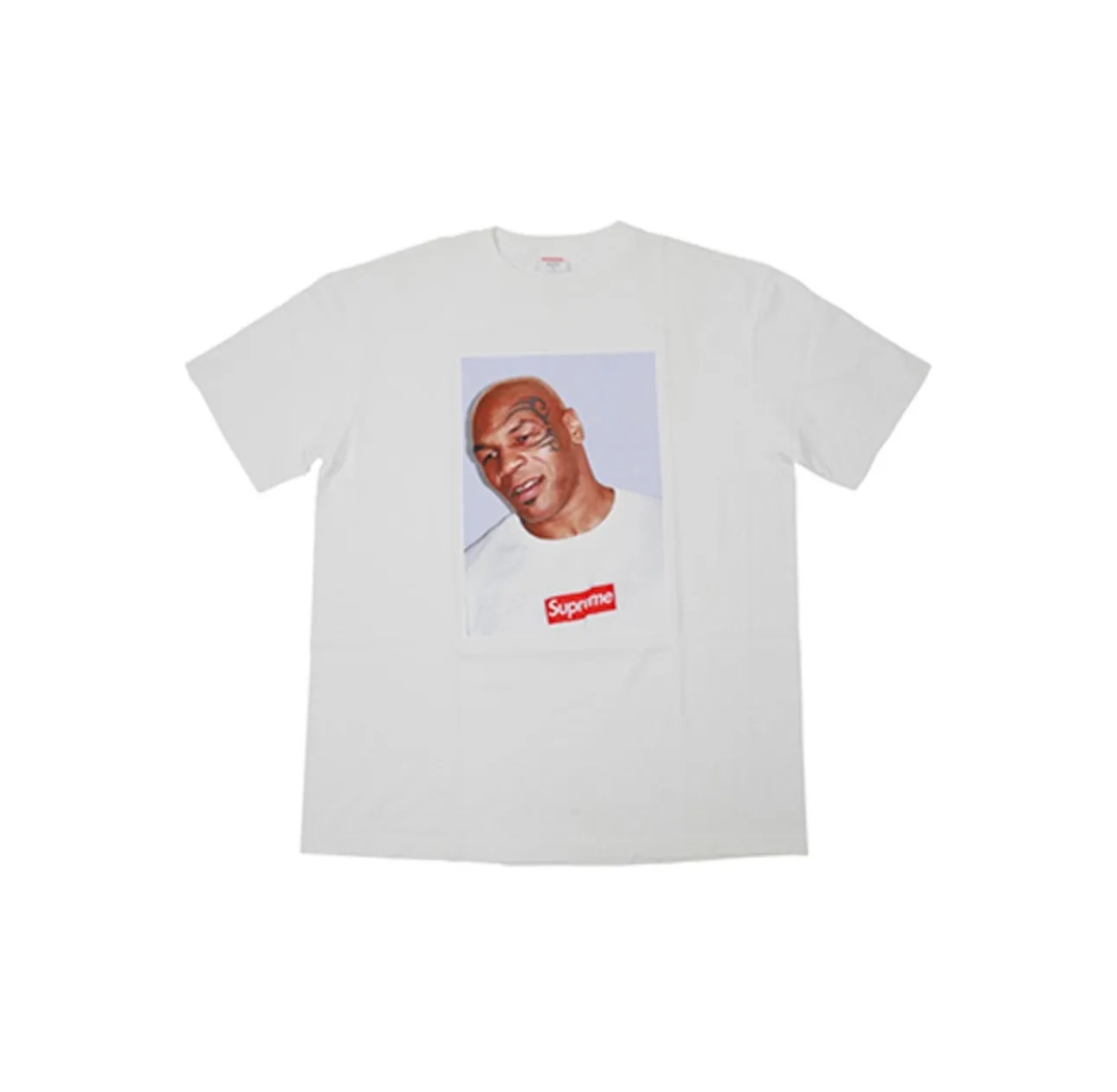 #S117 p110💰 Supreme Mike Tyson Tee Tyson printed short-sleeved T-shirt, same style for men and women, black and white Size: S M L XL XXL