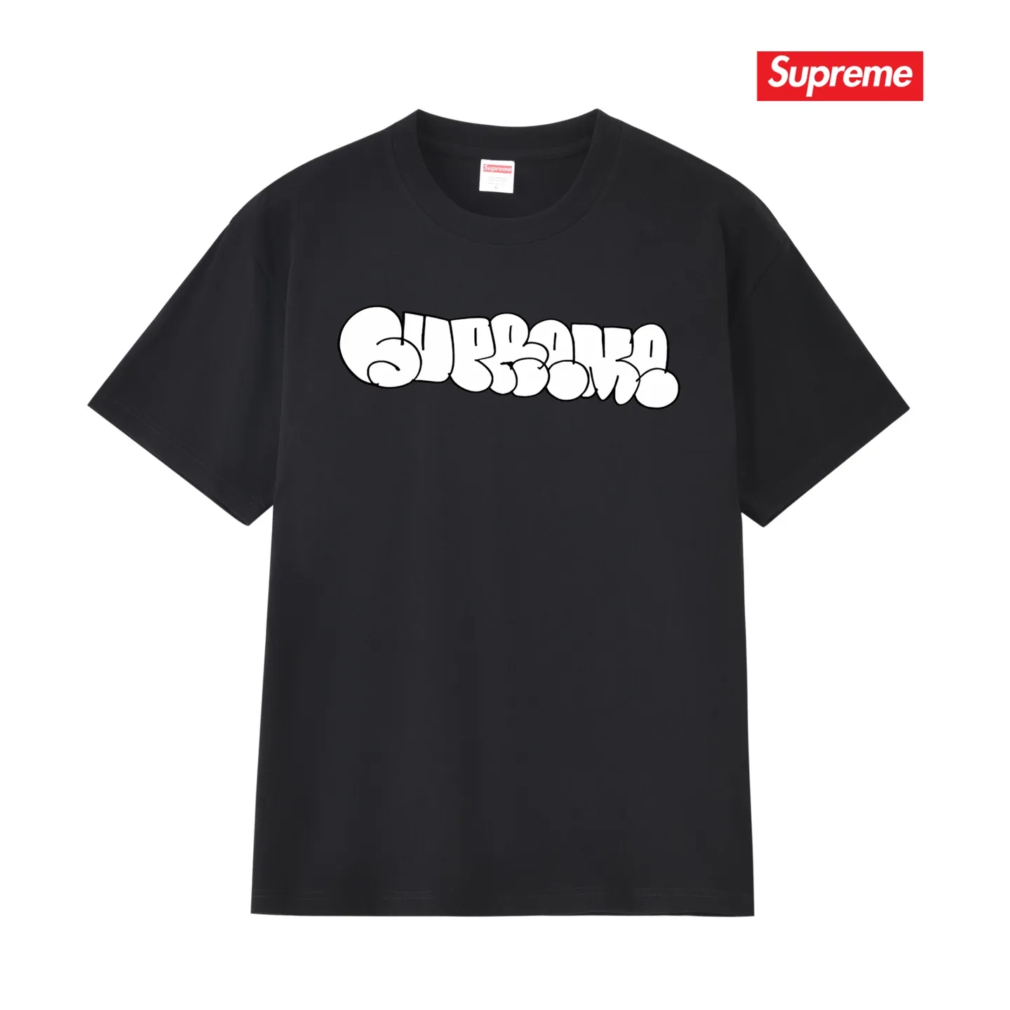 S151 P110💰 25SS HOMERUN co-branded loose pure cotton T-shirt top, short-sleeved, same style for men and women, trendy summer wear, loose fit, made of 260g combed cotton double yarn, all three standards are complete from fabric to accessories, ZP imported Matsui company's slurry printing will never crack, the whole piece adopts three-needle five-thread process. The neckline-shoulder seam-sleeve seam is double-lined, which looks more three-dimensional and textured) The same process as the original version, classic version Feel free to compare zp. The whole piece adopts three-needle five-thread craftsmanship (neckline-shoulder seam-sleeve seam double thread, which looks more three-dimensional and textured). It has the same craftsmanship as the original original, classic version. Color: black, white, light gray, navy blue, pink. Size: S M L XL XXL