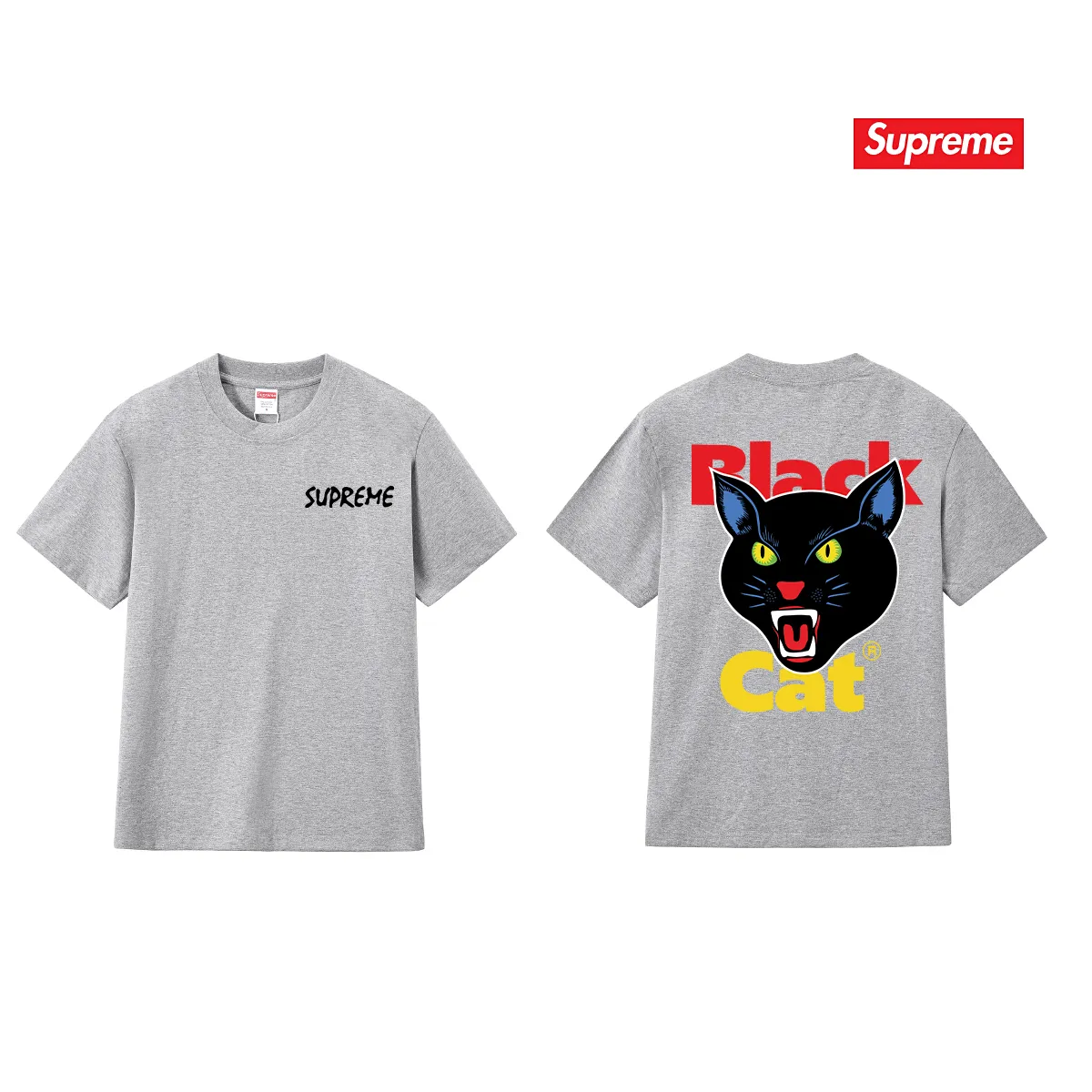 S180 P110💰 Sup small toe logo short-sleeved men's and women's new versatile pure cotton printed fashionable round neck casual top T-shirt. Loose fit. Made of 260 grams of combed cotton double yarn. From fabrics to accessories, all three standards are complete and follow the ZP. Imported Matsui company's slurry printing will never crack. The whole thing adopts three-needle five-thread technology. The neckline-shoulder seam-sleeve seam is double-lined, which looks more three-dimensional and textured.) The same process as the original version, classic version Feel free to compare zp. The whole piece adopts three-needle five-thread craftsmanship (neckline-shoulder seam-sleeve seam double thread, which looks more three-dimensional and textured). It has the same craftsmanship as the original original, classic version. Color: black, white, light gray, pink, navy. Size: S M L XL XXL