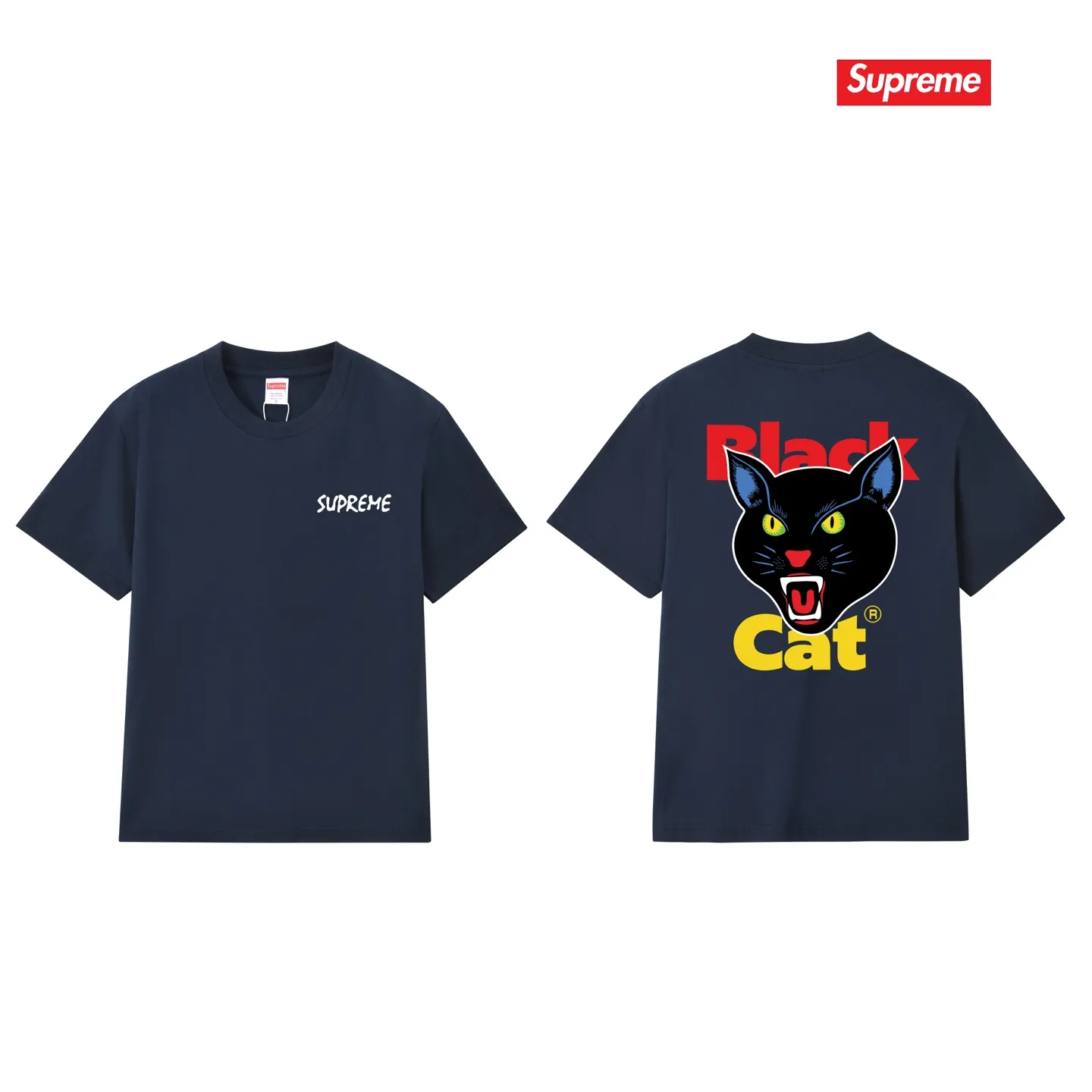 S180 P110💰 Sup small toe logo short-sleeved men's and women's new versatile pure cotton printed fashionable round neck casual top T-shirt. Loose fit. Made of 260 grams of combed cotton double yarn. From fabrics to accessories, all three standards are complete and follow the ZP. Imported Matsui company's slurry printing will never crack. The whole thing adopts three-needle five-thread technology. The neckline-shoulder seam-sleeve seam is double-lined, which looks more three-dimensional and textured.) The same process as the original version, classic version Feel free to compare zp. The whole piece adopts three-needle five-thread craftsmanship (neckline-shoulder seam-sleeve seam double thread, which looks more three-dimensional and textured). It has the same craftsmanship as the original original, classic version. Color: black, white, light gray, pink, navy. Size: S M L XL XXL