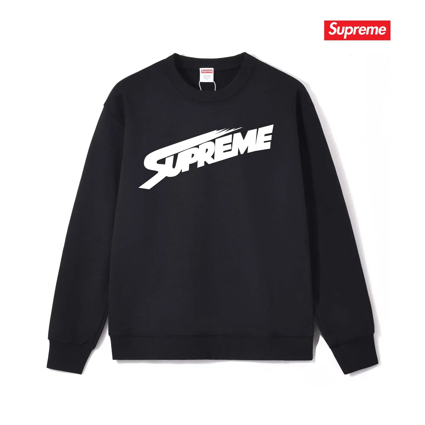 Style No. S1092 #terry p150💰 Velvet 160💰 Supreme FW23 WEEK7 MONT BLANC TEE letter printed round neck sweatshirt Made of 400g large terry (drop shoulder large version) fabric, soft texture and no pilling Imported environmentally friendly printing glue The pattern is bright and three-dimensional Quality 💥Same style for men and women The upper body is trendy Color: black white gray Size: S M L XL XXL