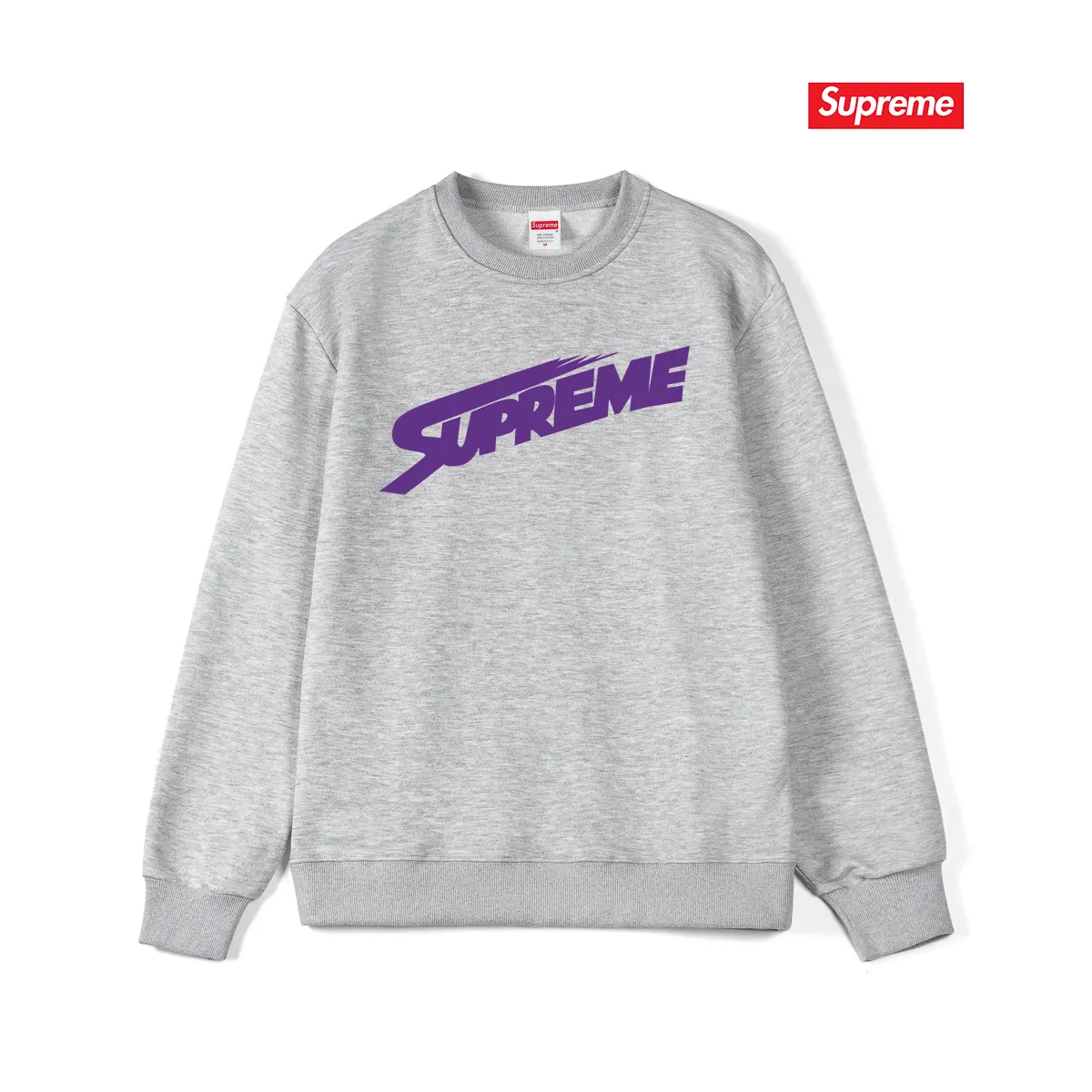 Style No. S1092 #terry p150💰 Velvet 160💰 Supreme FW23 WEEK7 MONT BLANC TEE letter printed round neck sweatshirt Made of 400g large terry (drop shoulder large version) fabric, soft texture and no pilling Imported environmentally friendly printing glue The pattern is bright and three-dimensional Quality 💥Same style for men and women The upper body is trendy Color: black white gray Size: S M L XL XXL