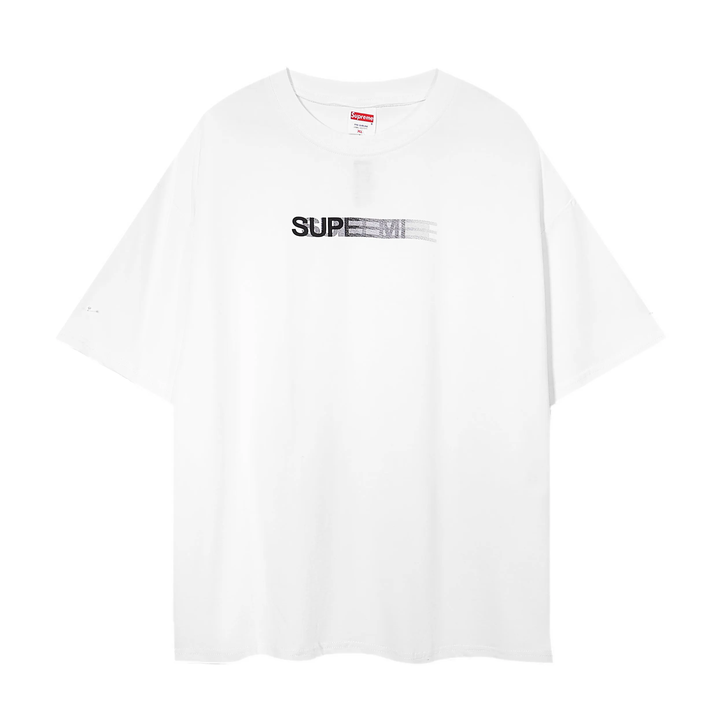 P136 supreme phantom letters white black SMLXL size shoulder width chest length S 52 56 70 M 54 58 72 L 56 60 74 XL 58 62 76