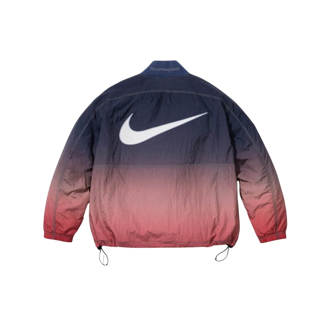 S626💰p600 top version Supreme 3. Sewing process: Twelve places of the whole garment are made of four-needle and six-thread boneless splicing technology. Processed by a senior foreign trade factory (ordinary factories cannot do it) 4. Customized ZP main label/wash water label/tag/zipper/packaging bag (equipped with an extra-large thickened handbag) Color: Black Gradient Size: S/M/L/XL