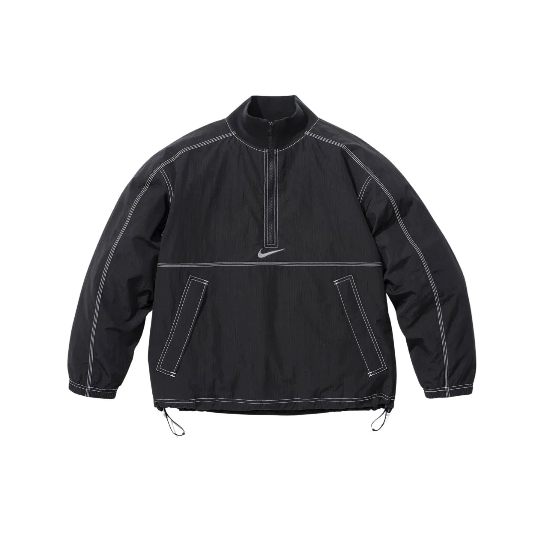 S626💰p600 top version Supreme 3. Sewing process: Twelve places of the whole garment are made of four-needle and six-thread boneless splicing technology. Processed by a senior foreign trade factory (ordinary factories cannot do it) 4. Customized ZP main label/wash water label/tag/zipper/packaging bag (equipped with an extra-large thickened handbag) Color: Black Gradient Size: S/M/L/XL