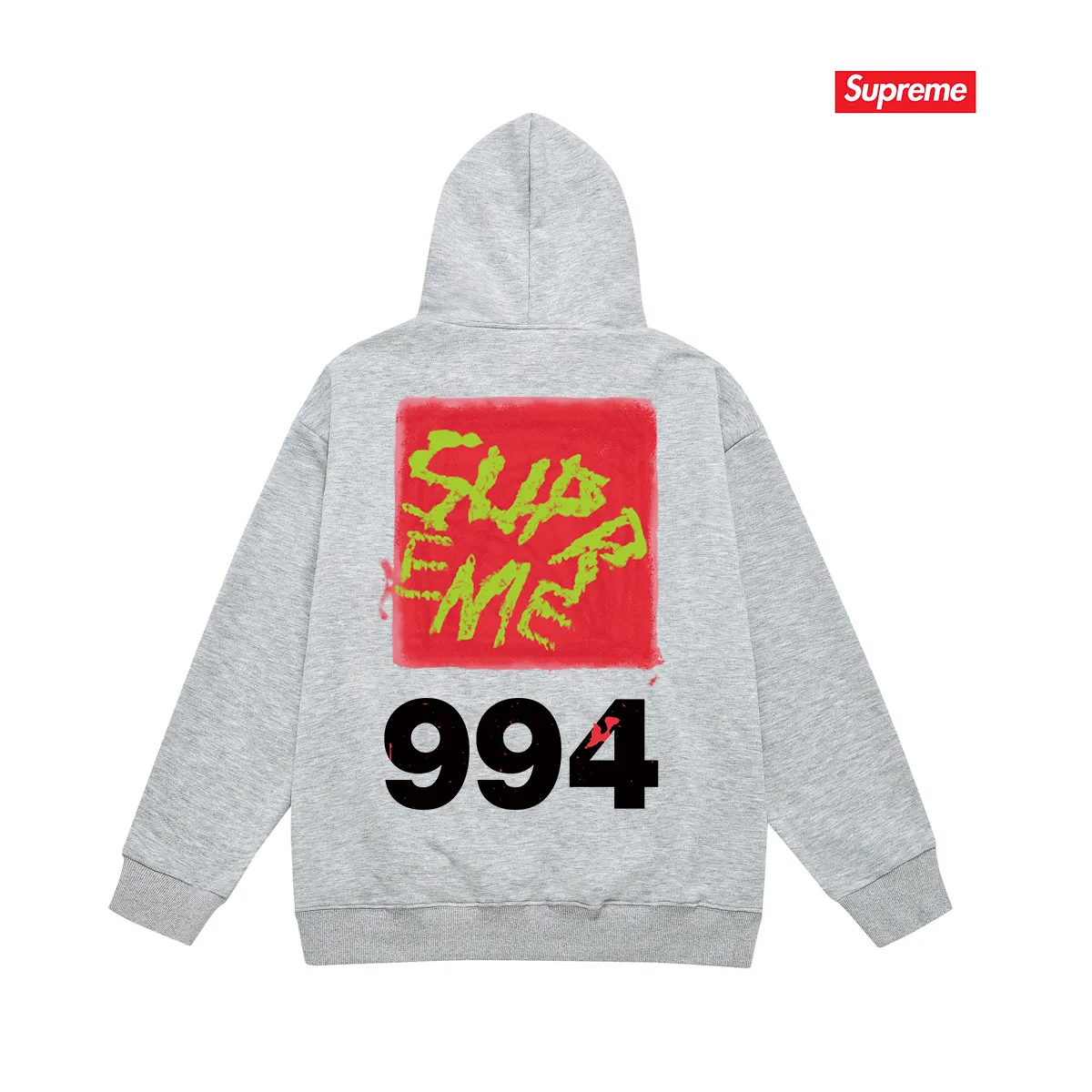 Style No. S2241 #terry P160💰 Velvet P170💰 Supreme SS24 Spring T-shirt series WEEK9 PAI NTTEE back printed hooded sweatshirt Made of 400g large terry 430g silver fox velvet (drop shoulder large version) fabric, soft texture and no pilling Imported environmentally friendly printing glue The pattern is bright and three-dimensional Quality 💥Same style for men and women The upper body is trendy Color: black White Gray Size: S M L XL XXL