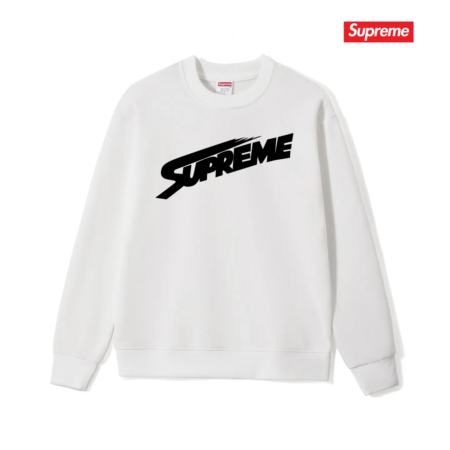 Style No. S1092 #terry p150💰 Velvet 160💰 Supreme FW23 WEEK7 MONT BLANC TEE letter printed round neck sweatshirt Made of 400g large terry (drop shoulder large version) fabric, soft texture and no pilling Imported environmentally friendly printing glue The pattern is bright and three-dimensional Quality 💥Same style for men and women The upper body is trendy Color: black white gray Size: S M L XL XXL