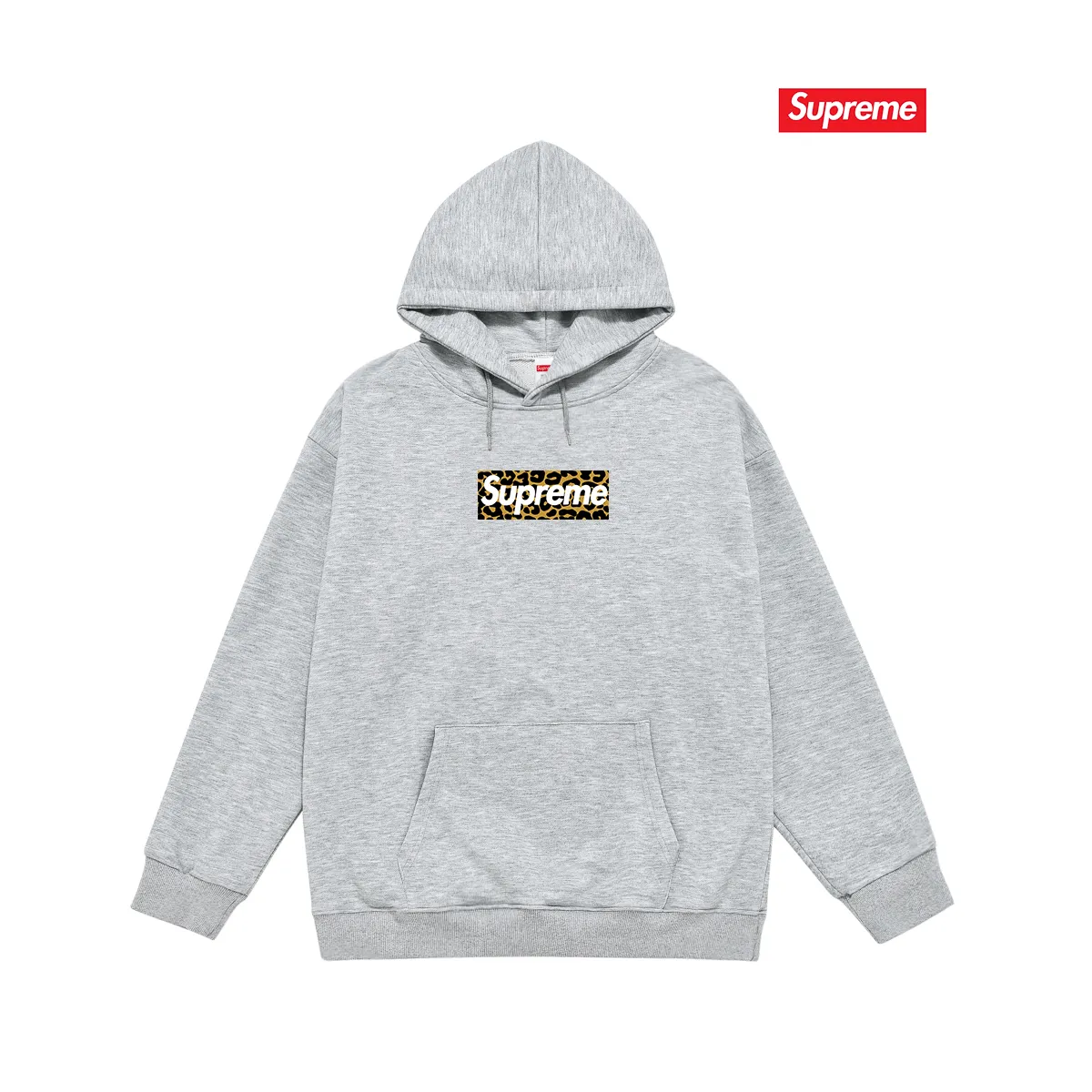 Style No. S2154 #terry P160💰 Velvet P170💰 supreme SS24 Shanghai opening limited leopard print hooded sweatshirt Made of 400g large terry 430g silver fox velvet (drop shoulder large version) fabric, soft texture and no pilling Imported environmentally friendly printing glue The pattern is bright and three-dimensional Quality 💥Same style for men and women The upper body is trendy Color: black white gray Size: S M L XL XXL