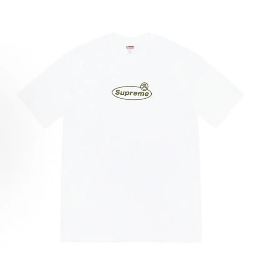 S144 P110💰 Sup 74FW Warning Tee Warning Prohibited Slogan Logo Short Sleeve New Couple T-Shirt Loose Loose Fit Made of 260g combed cotton double yarn All three standards from fabrics to accessories are complete ZP Imported Matsui Company slurry printing will never crack The whole piece adopts three-needle five-thread technology The neckline-shoulder seam-sleeve seam is double-lined, which looks more three-dimensional and textured) The same process as the original version, classic version Feel free to compare zp. The whole piece adopts three-needle five-thread craftsmanship. The neckline-shoulder seam-sleeve seam is double-threaded, which looks more three-dimensional and textured.) It has the same craftsmanship as the original original, classic version. Color: Black White Size: S M L XL XXL