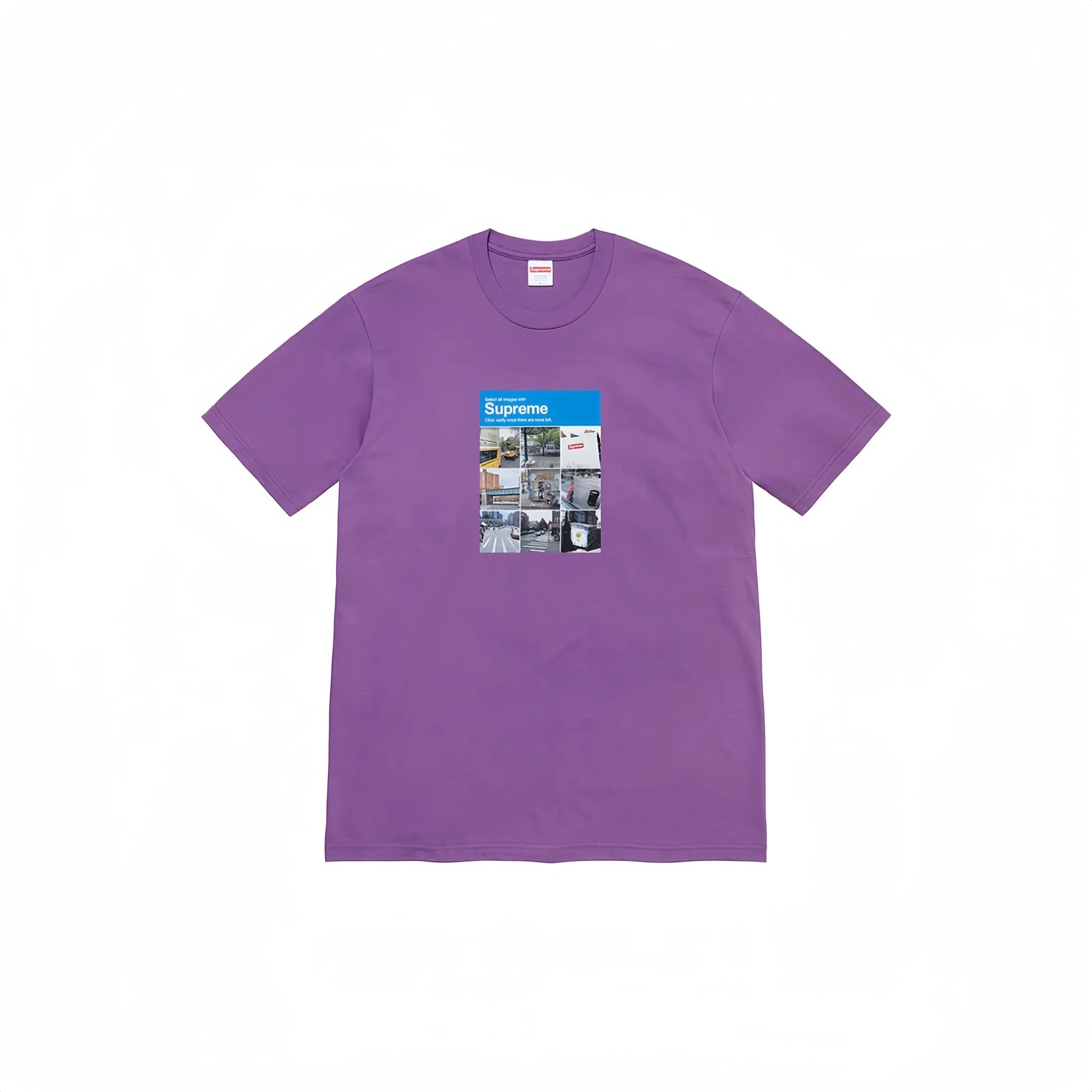 #S06 P110💰 Supreme FW20 Week 1 Verify Tee Logo Google verified printed round neck short-sleeved T-shirt. The same style for men and women is made of 260g combed cotton double yarn. From fabrics to accessories, all three standards are complete and follow ZP. Imported Matsui company's slurry printing will never crack. The whole piece is made of three-needle five-thread technology. The neckline-shoulder seam-sleeve seam is double-lined, which looks more three-dimensional and textured.) The same process as the original version, classic version Feel free to compare zp. The whole piece adopts three-needle five-thread craftsmanship (neckline-shoulder seam-sleeve seam double thread, which looks more three-dimensional and textured). It has the same craftsmanship as the original original, classic version. Color: Black Orange Purple Red White Gray Size: S M L XL XXL