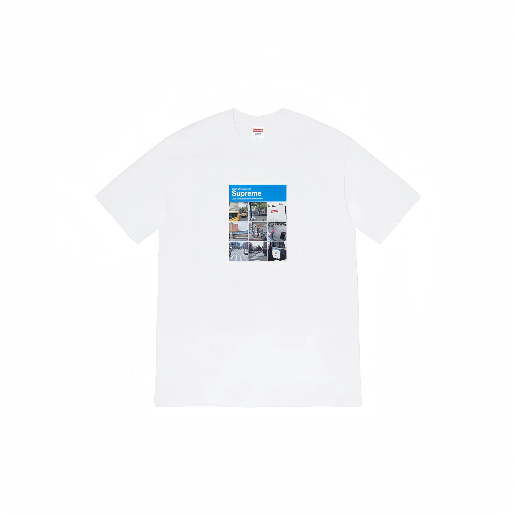 #S06 P110💰 Supreme FW20 Week 1 Verify Tee Logo Google verified printed round neck short-sleeved T-shirt. The same style for men and women is made of 260g combed cotton double yarn. From fabrics to accessories, all three standards are complete and follow ZP. Imported Matsui company's slurry printing will never crack. The whole piece is made of three-needle five-thread technology. The neckline-shoulder seam-sleeve seam is double-lined, which looks more three-dimensional and textured.) The same process as the original version, classic version Feel free to compare zp. The whole piece adopts three-needle five-thread craftsmanship (neckline-shoulder seam-sleeve seam double thread, which looks more three-dimensional and textured). It has the same craftsmanship as the original original, classic version. Color: Black Orange Purple Red White Gray Size: S M L XL XXL