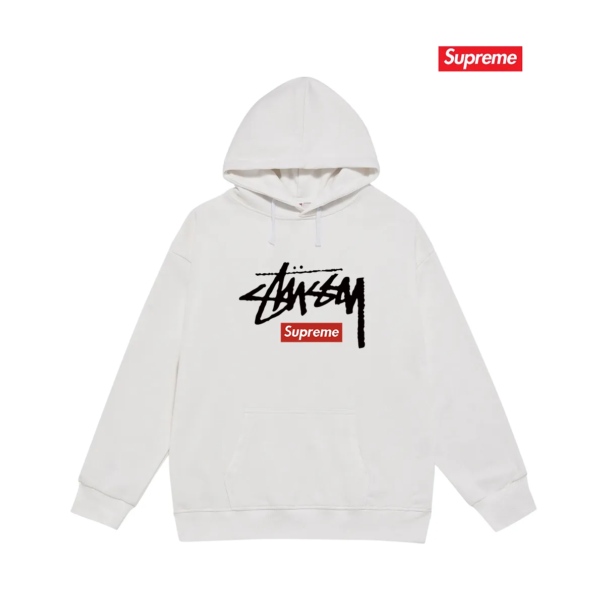 Style No. S2236 #terry P160💰 Velvet P170💰 Supreme trendy brand hooded sweatshirt. Made of 400g large terry 430g silver fox velvet (drop shoulder large version) fabric. The texture is soft and non-pilling. Imported environmentally friendly printing glue. The pattern is bright and three-dimensional. The quality is the same for men and women. The upper body is trendy. Color: Black White Gray Size: S M L XL XXL
