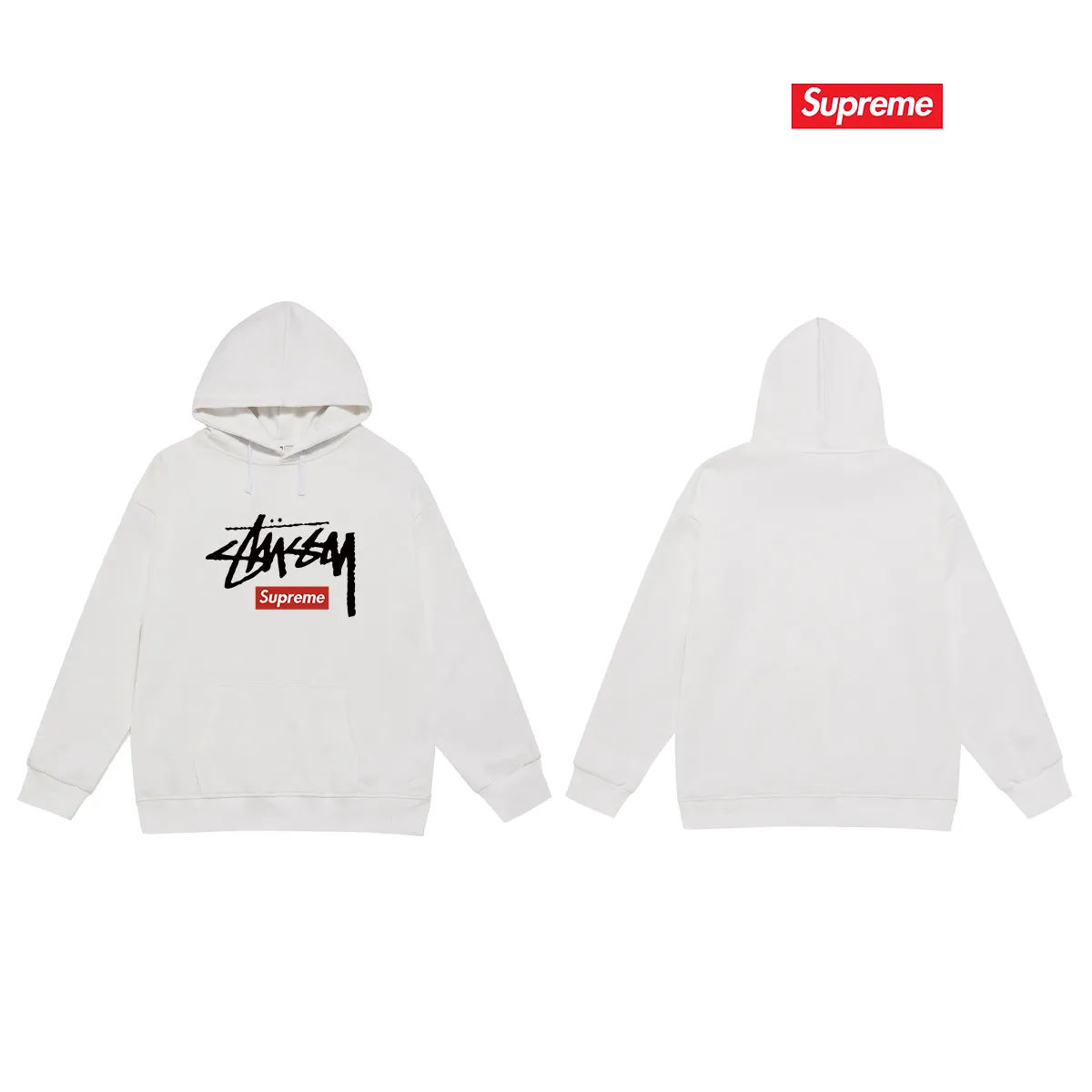Style No. S2236 #terry P160💰 Velvet P170💰 Supreme trendy brand hooded sweatshirt. Made of 400g large terry 430g silver fox velvet (drop shoulder large version) fabric. The texture is soft and non-pilling. Imported environmentally friendly printing glue. The pattern is bright and three-dimensional. The quality is the same for men and women. The upper body is trendy. Color: Black White Gray Size: S M L XL XXL