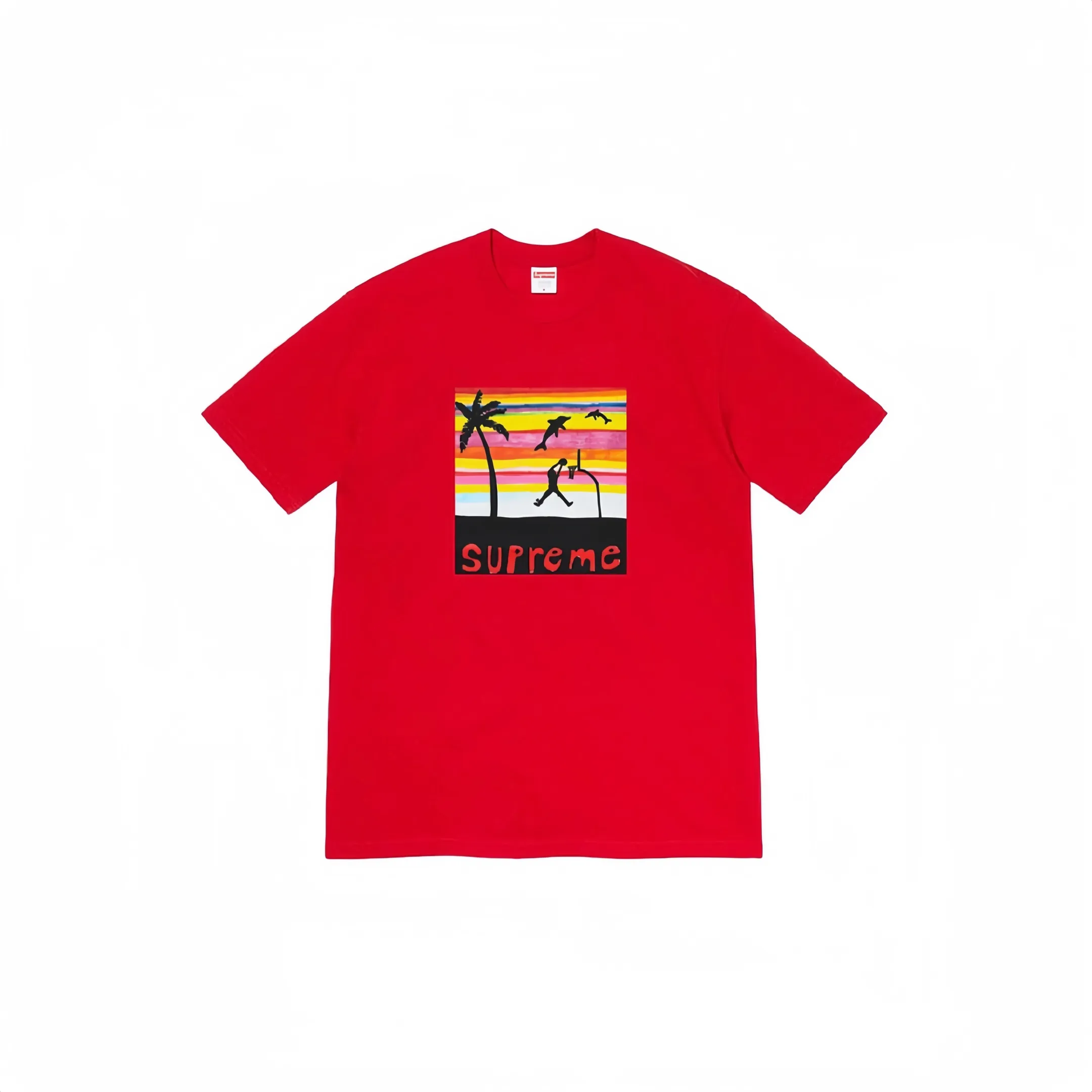 #S58 P110💰 Supreme SS21 Spiral Tee Short-sleeved T-shirt with spiral letters. Same style for men and women. Same style for men and women. Loose fit. Made of 260g combed cotton double yarn. From fabric to accessories, all three standards are complete and follow ZP. Imported Matsui company's slurry printing will never crack. The whole piece adopts three-needle five-thread technology. The neckline-shoulder seam-sleeve seam is double-lined, which looks more three-dimensional and textured. The same process as the original version, classic version. Feel free to compare zp. The whole piece adopts three-needle five-thread craftsmanship (neckline-shoulder seam-sleeve seam double thread, which looks more three-dimensional and textured). It has the same craftsmanship as the original original, classic version. Color: black, white, red, gray, navy. Size: S M L XL XXL
