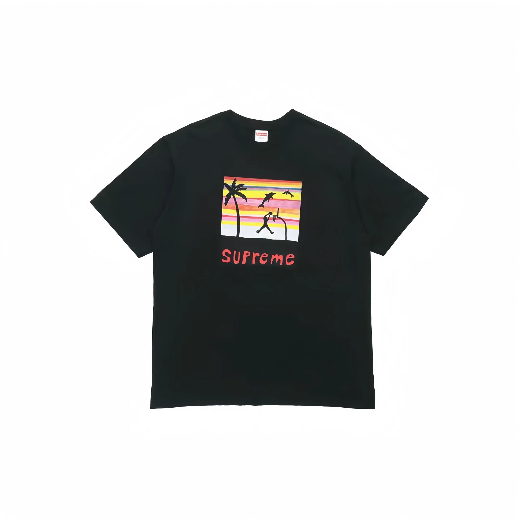 #S58 P110💰 Supreme SS21 Spiral Tee Short-sleeved T-shirt with spiral letters. Same style for men and women. Same style for men and women. Loose fit. Made of 260g combed cotton double yarn. From fabric to accessories, all three standards are complete and follow ZP. Imported Matsui company's slurry printing will never crack. The whole piece adopts three-needle five-thread technology. The neckline-shoulder seam-sleeve seam is double-lined, which looks more three-dimensional and textured. The same process as the original version, classic version. Feel free to compare zp. The whole piece adopts three-needle five-thread craftsmanship (neckline-shoulder seam-sleeve seam double thread, which looks more three-dimensional and textured). It has the same craftsmanship as the original original, classic version. Color: black, white, red, gray, navy. Size: S M L XL XXL