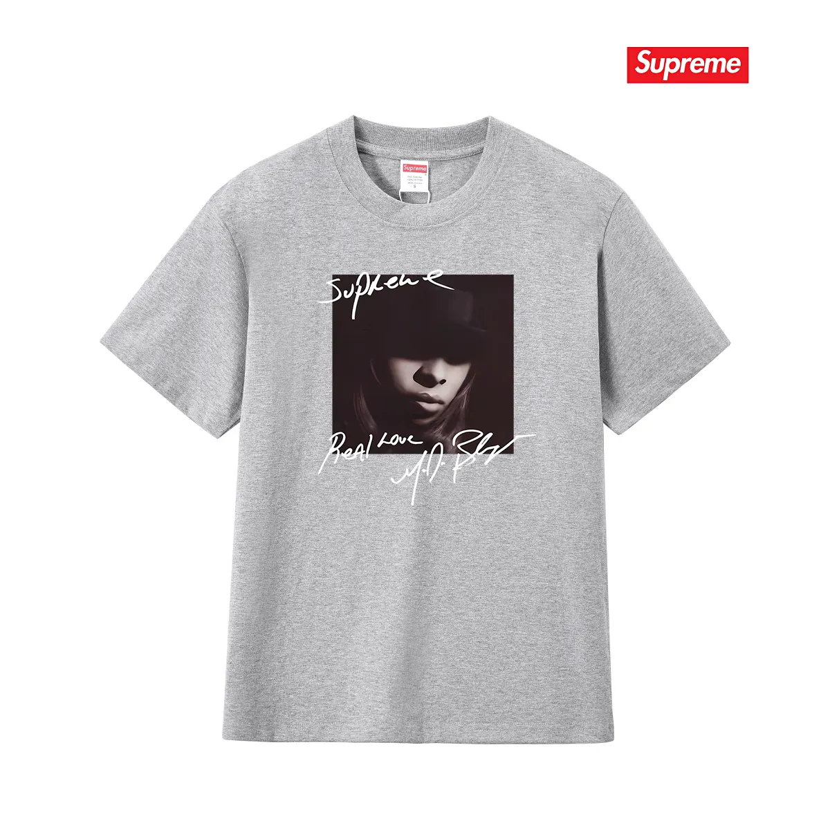 S201 P110💰 Sup high version Week 1 Balloons Tee Balloon style Logo round neck short-sleeved T-shirt Loose fit Made of 260g combed cotton double yarn All three standards are complete from fabrics to accessories ZP Imported Matsui company's slurry printing will never crack The whole piece adopts three-needle five-thread process The neckline-shoulder seam-sleeve seam is double-lined, which looks more three-dimensional and textured) The same process as the original version, classic version Feel free to compare zp. The whole piece adopts three-needle five-thread craftsmanship (neckline-shoulder seam-sleeve seam double thread, which looks more three-dimensional and textured). It has the same craftsmanship as the original original, classic version. Color: black, white, light gray, pink, navy. Size: S M L XL XXL