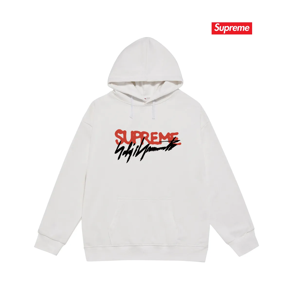 Style No. S2061 #terry P160💰 Velvet P170💰 SupremeWeek 4 Supreme x Yohji Yamamoto Yohji Yamamoto joint model Designer signature Logo graffiti font hooded sweatshirt Made of 400g large terry 430g silver fox velvet (off-shoulder large version) fabric Soft texture without pilling Imported environmentally friendly printing glue Bright three-dimensional pattern Quality 💥Same style for men and women The upper body is fashionable Color: black white gray Size: S M L XL XXL