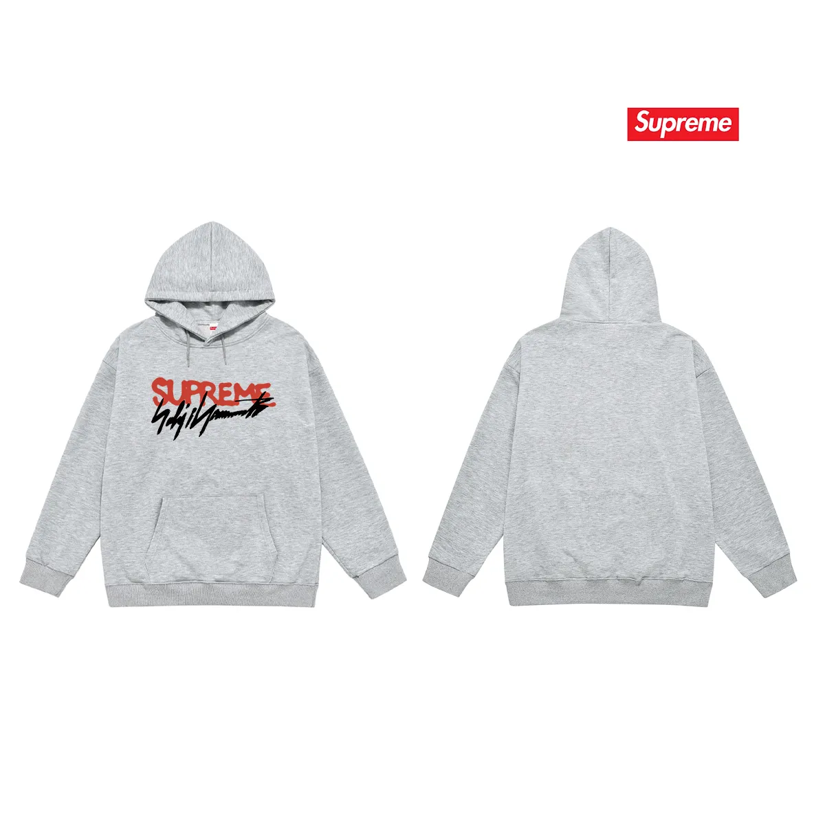 Style No. S2061 #terry P160💰 Velvet P170💰 SupremeWeek 4 Supreme x Yohji Yamamoto Yohji Yamamoto joint model Designer signature Logo graffiti font hooded sweatshirt Made of 400g large terry 430g silver fox velvet (off-shoulder large version) fabric Soft texture without pilling Imported environmentally friendly printing glue Bright three-dimensional pattern Quality 💥Same style for men and women The upper body is fashionable Color: black white gray Size: S M L XL XXL