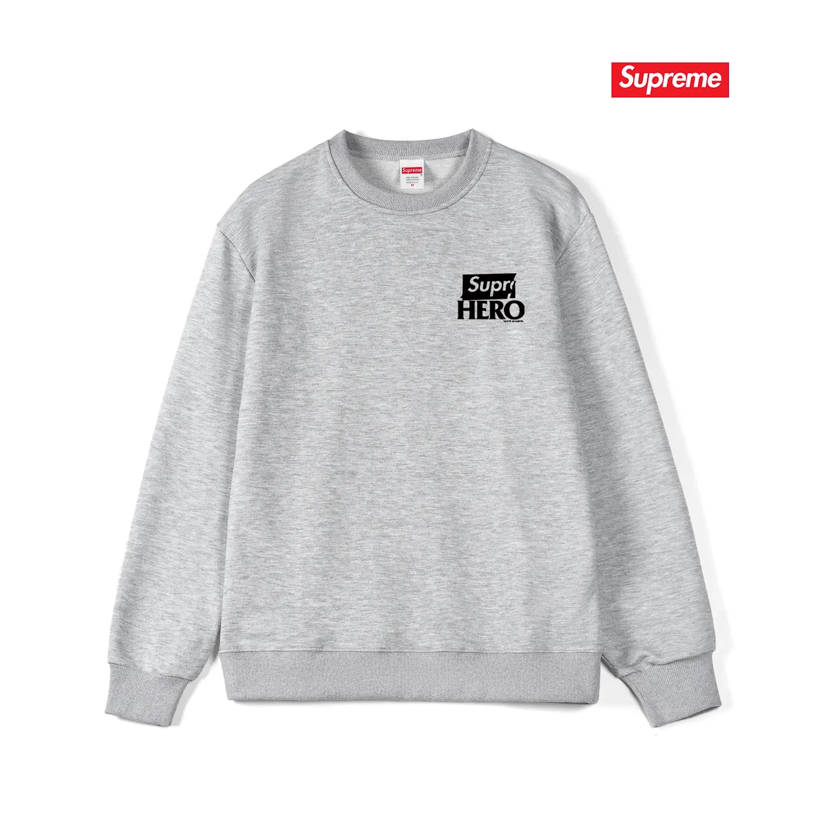 Style No. S1018 #terryp150💰 Plush 160💰 Supreme ANTIHERO joint series SS22 Week 17 Antihero Dog Tee Dog letter logo printed round neck sweatshirt Made of 400g large terry (drop shoulder large version) fabric, soft texture and no pilling Imported environmentally friendly printing glue The pattern is bright and three-dimensional Quality 💥Same style for men and women The upper body is trendy Color: black white gray Size: S M L XL XXL