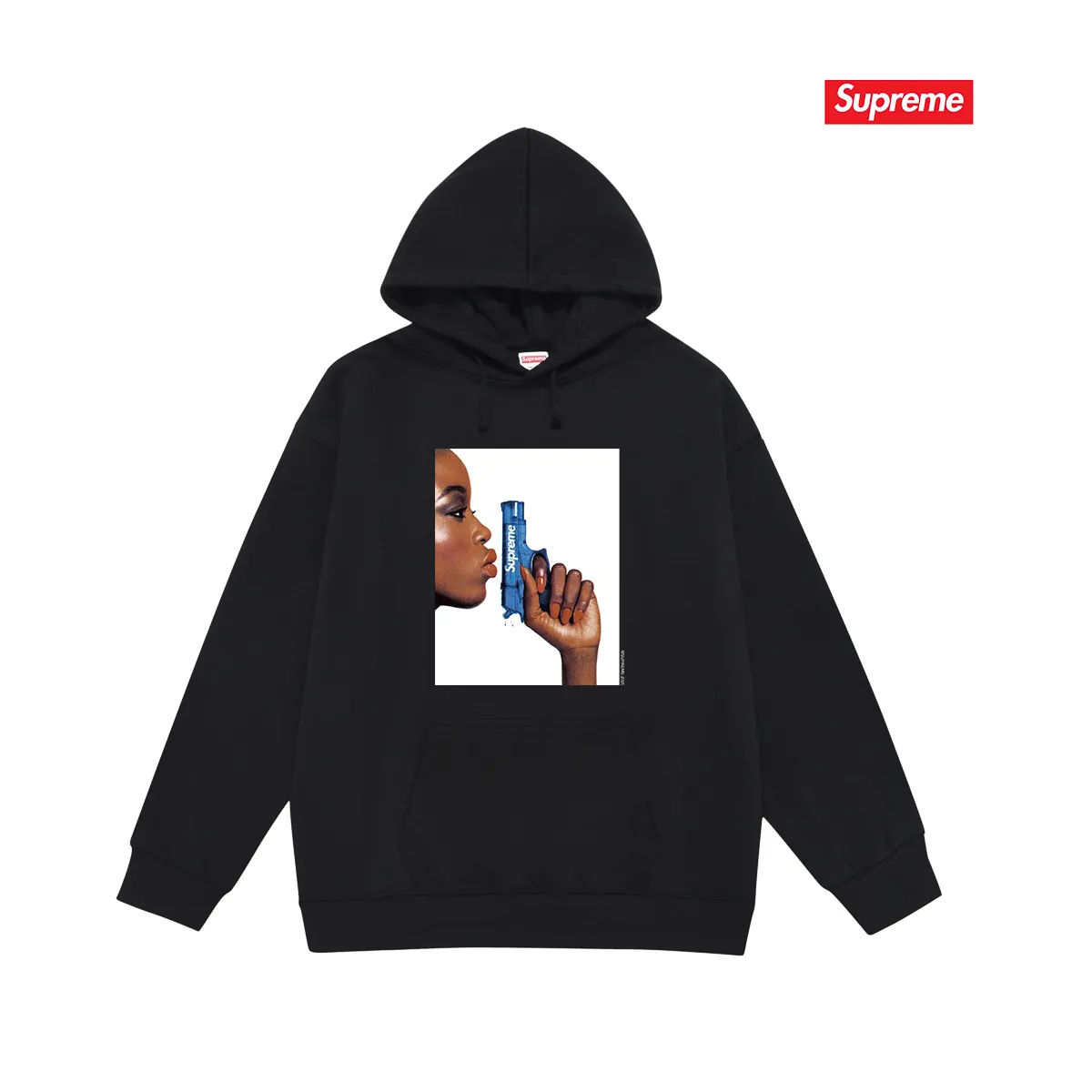 Style No. S2057 #terry P160💰 Velvet P170💰 Supreme SS21 Spiral Tee Spiral Letter Unisex Hooded Sweatshirt Made of 400g large terry 430g silver fox velvet (off-shoulder large version) fabric. Soft texture and no pilling. Imported environmentally friendly printing glue. The pattern is bright and three-dimensional. Quality💥Same style for men and women. The upper body is trendy. Color: black white gray Size: S M L XL XXL