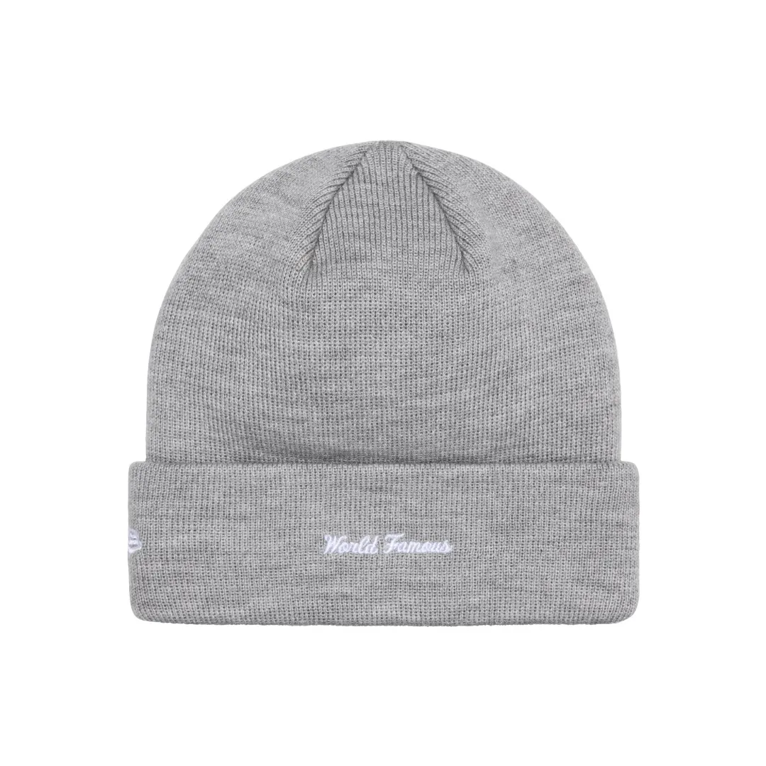 🅿️130 M01 original order Supreme x New Era 24FW Box Logo Beanie basic embroidery cold hat black khaki sapphire blue gray pink