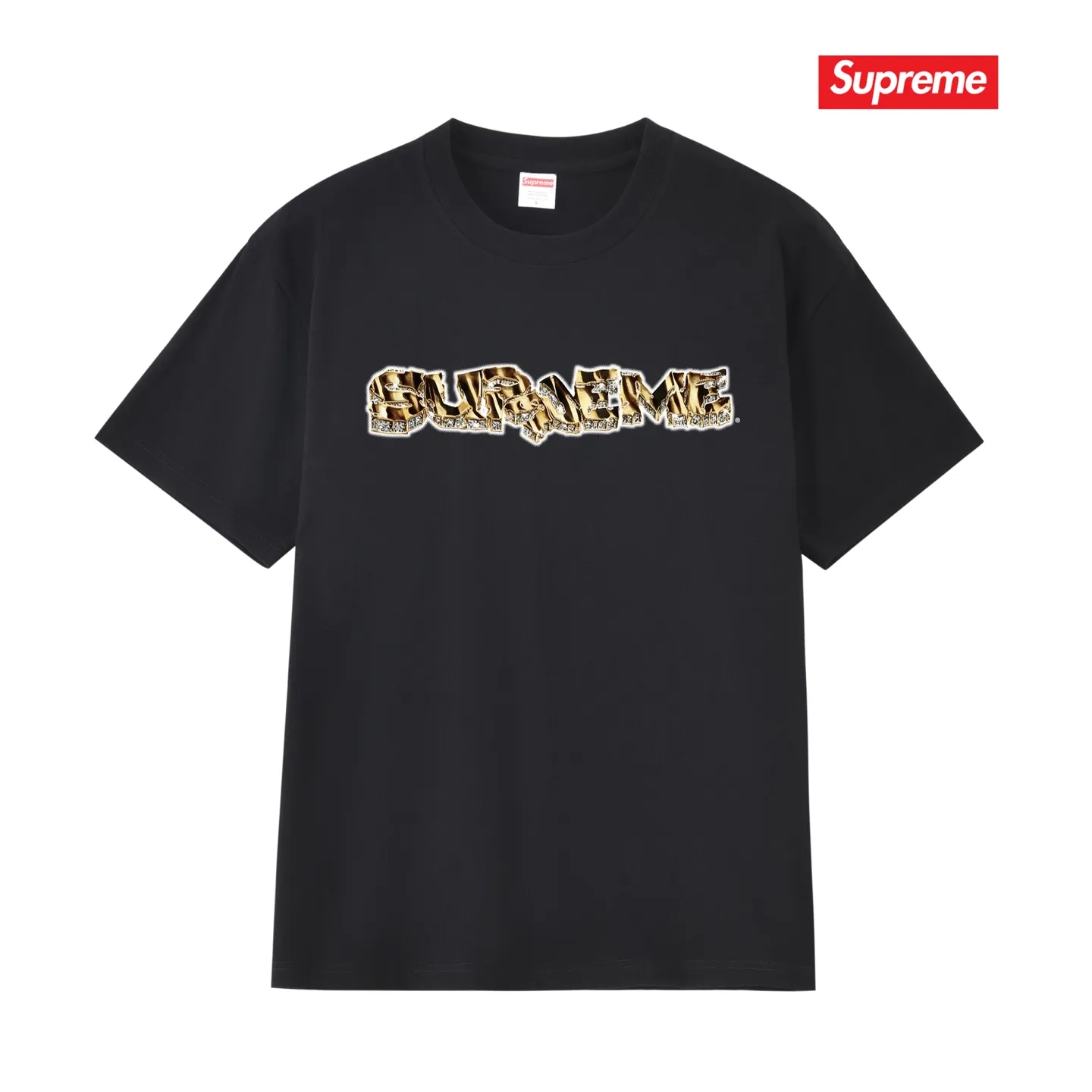 S239 P110💰 Supreme Week 18 Diamond Tee Diamond Logo printed round neck short-sleeved American trendy T-shirt. Same style for men and women. Loose fit. Made of 260g combed cotton double yarn. All three standards are complete from fabric to accessories. ZP. Imported Matsui company's slurry printing will never crack. The whole piece adopts three-needle five-thread technology. The neckline-shoulder seam-sleeve seam is double-lined, which looks more three-dimensional and textured.) The same process as the original version, classic version Feel free to compare zp. The whole piece adopts three-needle five-thread craftsmanship (neckline-shoulder seam-sleeve seam double thread, which looks more three-dimensional and textured). It has the same craftsmanship as the original original, classic version. Color: black, white, light gray, pink, navy. Size: S M L XL XXL