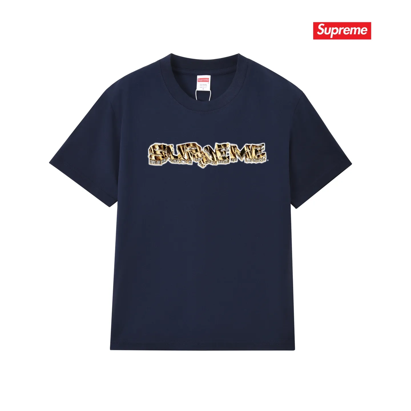 S239 P110💰 Supreme Week 18 Diamond Tee Diamond Logo printed round neck short-sleeved American trendy T-shirt. Same style for men and women. Loose fit. Made of 260g combed cotton double yarn. All three standards are complete from fabric to accessories. ZP. Imported Matsui company's slurry printing will never crack. The whole piece adopts three-needle five-thread technology. The neckline-shoulder seam-sleeve seam is double-lined, which looks more three-dimensional and textured.) The same process as the original version, classic version Feel free to compare zp. The whole piece adopts three-needle five-thread craftsmanship (neckline-shoulder seam-sleeve seam double thread, which looks more three-dimensional and textured). It has the same craftsmanship as the original original, classic version. Color: black, white, light gray, pink, navy. Size: S M L XL XXL