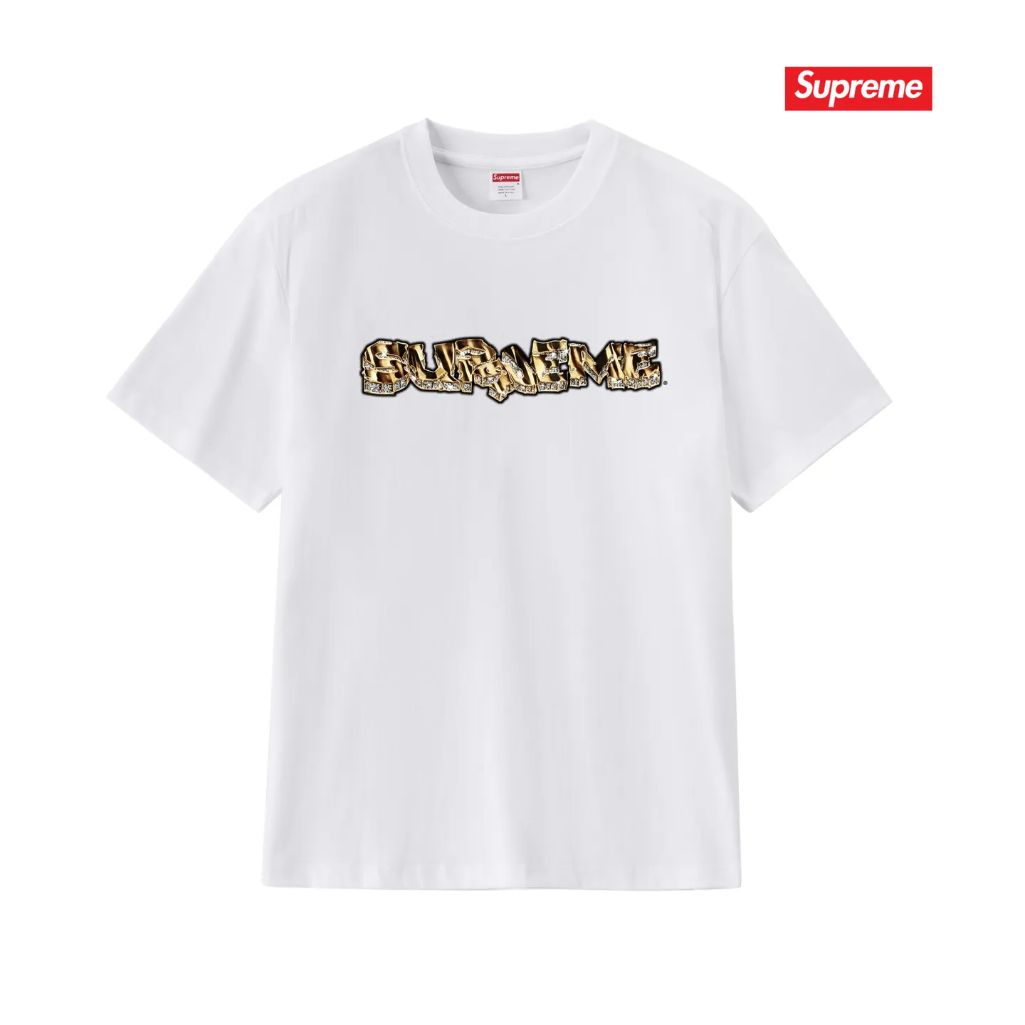 S239 P110💰 Supreme Week 18 Diamond Tee Diamond Logo printed round neck short-sleeved American trendy T-shirt. Same style for men and women. Loose fit. Made of 260g combed cotton double yarn. All three standards are complete from fabric to accessories. ZP. Imported Matsui company's slurry printing will never crack. The whole piece adopts three-needle five-thread technology. The neckline-shoulder seam-sleeve seam is double-lined, which looks more three-dimensional and textured.) The same process as the original version, classic version Feel free to compare zp. The whole piece adopts three-needle five-thread craftsmanship (neckline-shoulder seam-sleeve seam double thread, which looks more three-dimensional and textured). It has the same craftsmanship as the original original, classic version. Color: black, white, light gray, pink, navy. Size: S M L XL XXL