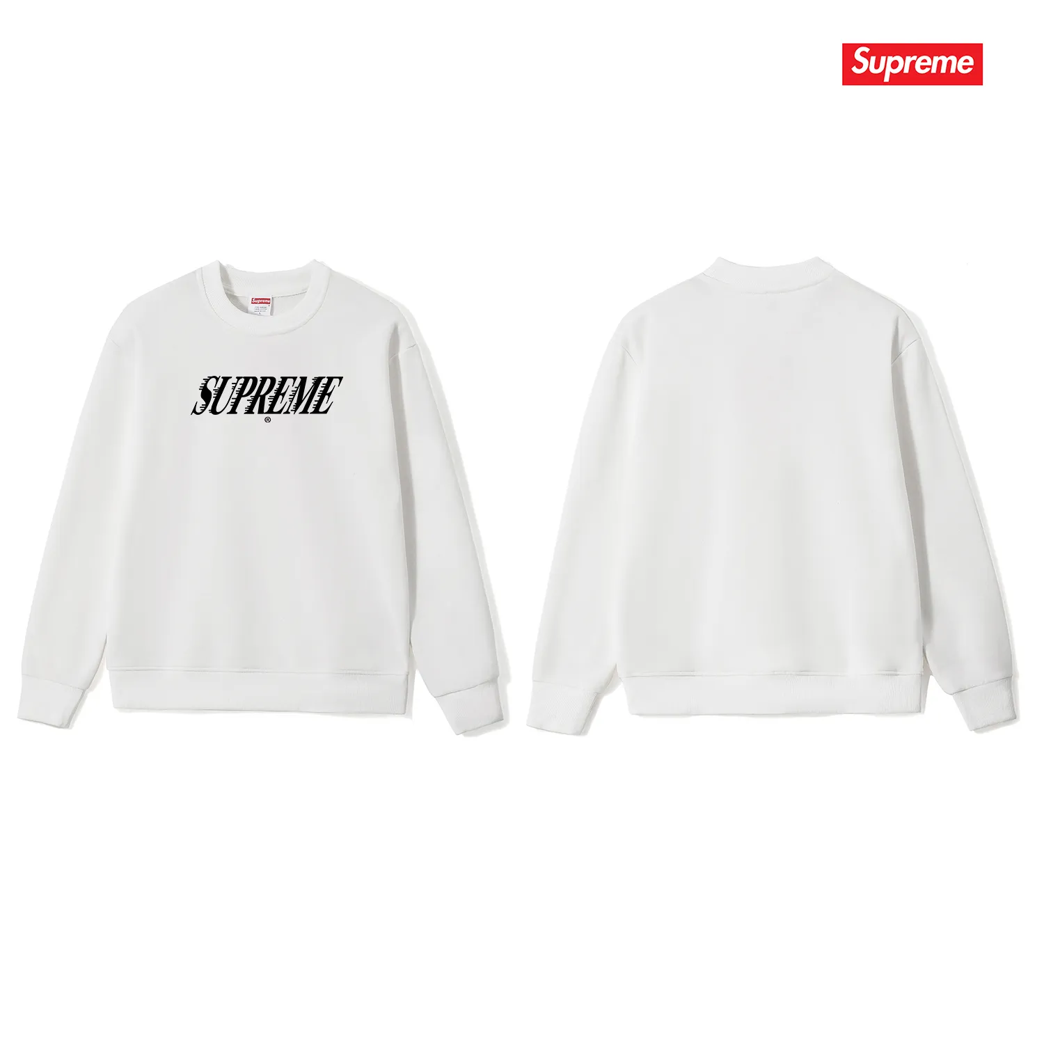 Style No. S1073 #terry p150💰 Velvet 160💰 Supreme FW22 Week 1 Slap Shot Tee Letter Logo printed round neck sweatshirt Made of 400 grams of large terry (drop shoulder large version) fabric, soft texture and no pilling Imported environmentally friendly printing glue The pattern is bright and three-dimensional Quality 💥 Same style for men and women The upper body is trendy Color: black white gray Size: S M L XL XXL