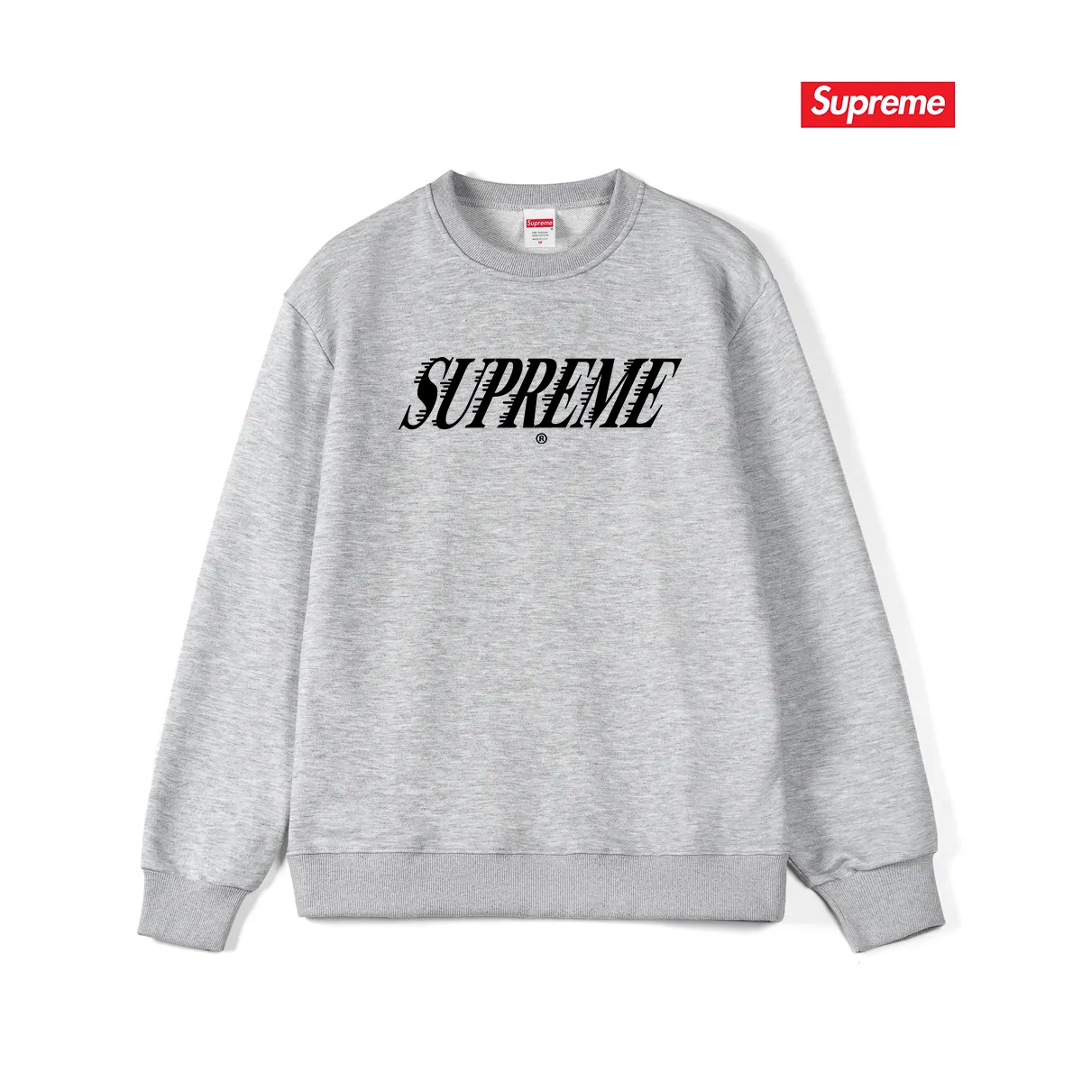 Style No. S1073 #terry p150💰 Velvet 160💰 Supreme FW22 Week 1 Slap Shot Tee Letter Logo printed round neck sweatshirt Made of 400 grams of large terry (drop shoulder large version) fabric, soft texture and no pilling Imported environmentally friendly printing glue The pattern is bright and three-dimensional Quality 💥 Same style for men and women The upper body is trendy Color: black white gray Size: S M L XL XXL