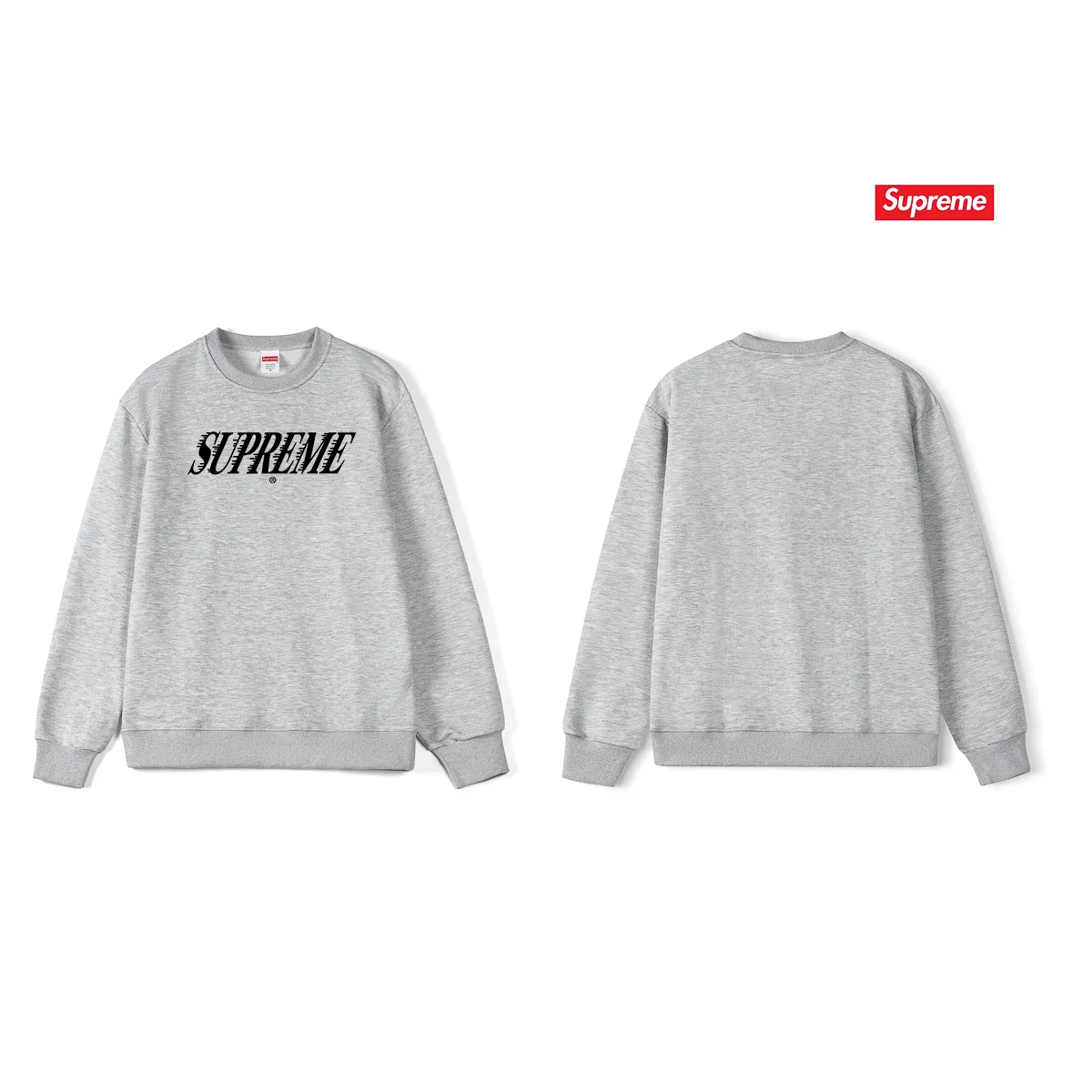 Style No. S1073 #terry p150💰 Velvet 160💰 Supreme FW22 Week 1 Slap Shot Tee Letter Logo printed round neck sweatshirt Made of 400 grams of large terry (drop shoulder large version) fabric, soft texture and no pilling Imported environmentally friendly printing glue The pattern is bright and three-dimensional Quality 💥 Same style for men and women The upper body is trendy Color: black white gray Size: S M L XL XXL