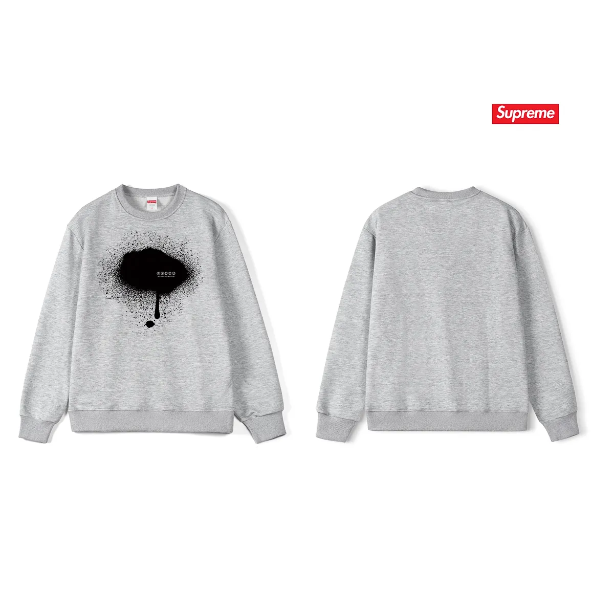 Style No. S1104 #terry p150💰 Velvet 160💰 Supreme co-branded SS23 Week6 TAG TEE slogan printed round neck sweatshirt Made of 400g large terry (drop shoulder large version) fabric, soft texture and no pilling Imported environmentally friendly printing glue The pattern is bright and three-dimensional Quality 💥Same style for men and women The upper body is trendy Color: black white gray Size: S M L XL XXL