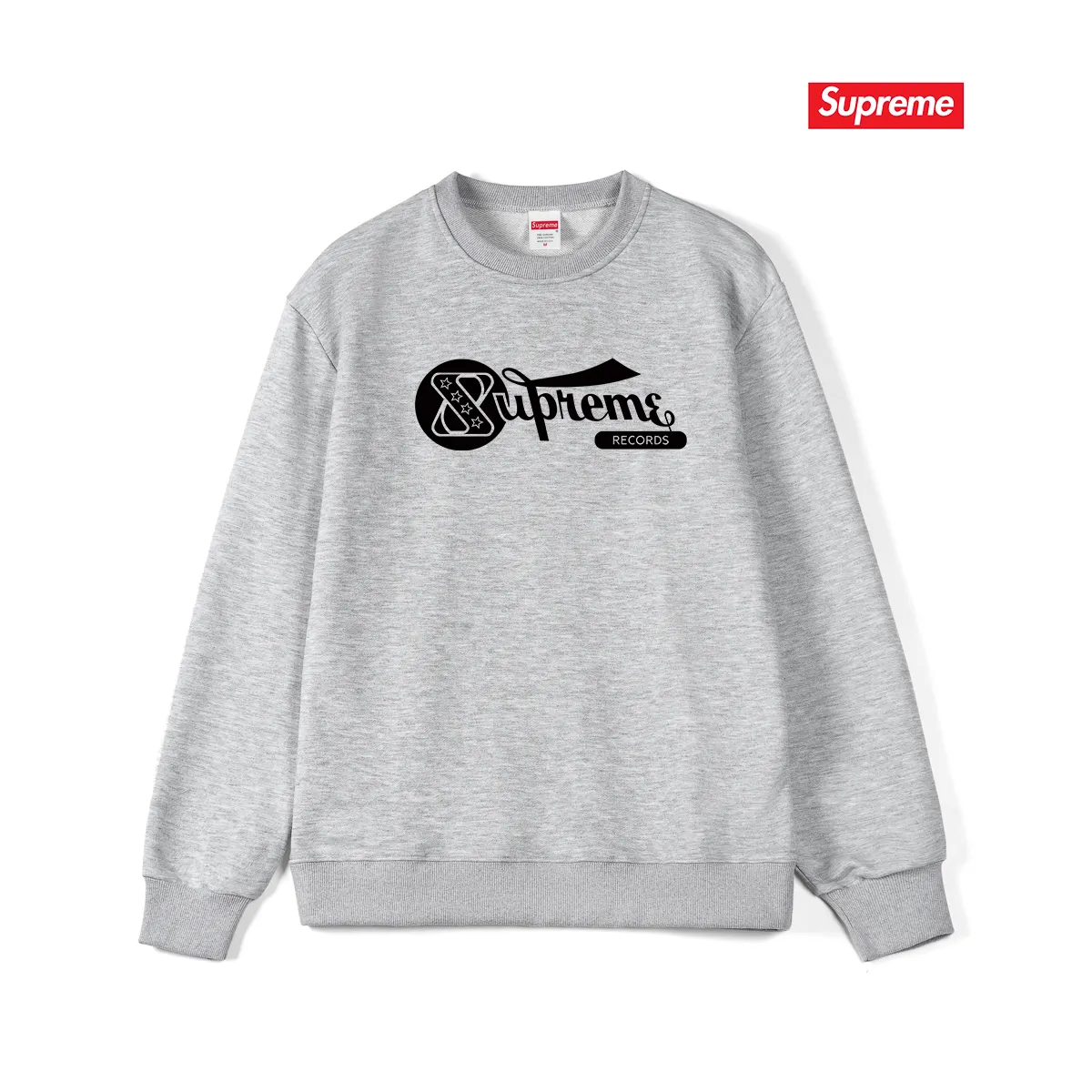 Style No. S1129 #terry p150💰 Velvet 160💰 24ss RECORDS recorded printing round neck sweatshirt Made of 400g large terry (drop shoulder large version) fabric, soft texture and no pilling Imported environmentally friendly printing glue The pattern is bright and three-dimensional Quality 💥Same style for men and women The upper body is trendy Color: black white gray Size: S M L XL XXL