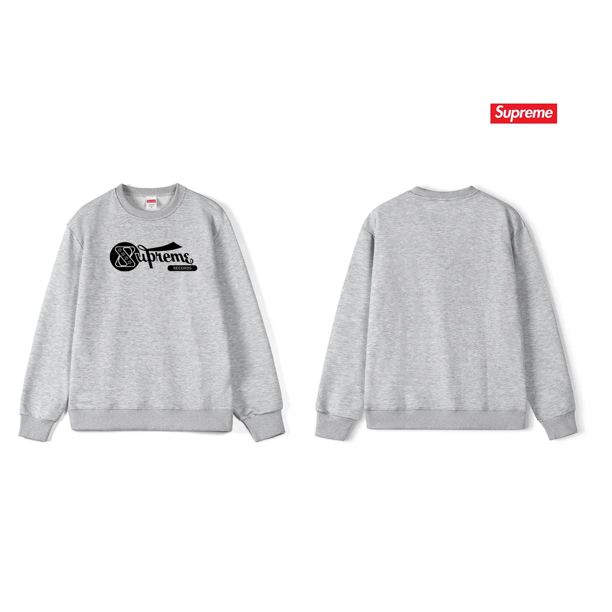 Style No. S1129 #terry p150💰 Velvet 160💰 24ss RECORDS recorded printing round neck sweatshirt Made of 400g large terry (drop shoulder large version) fabric, soft texture and no pilling Imported environmentally friendly printing glue The pattern is bright and three-dimensional Quality 💥Same style for men and women The upper body is trendy Color: black white gray Size: S M L XL XXL