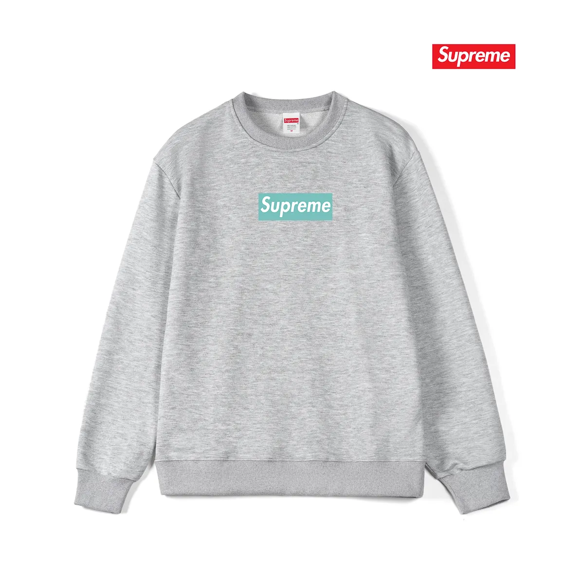 Style No. S1153 #terry p150💰 Plush 160💰 supreme FW23 Box co-branded round neck sweatshirt Made of 400 grams of large terry (drop shoulder large version) fabric, soft texture and no pilling Imported environmentally friendly printing glue The pattern is bright and three-dimensional Quality💥Same style for men and women The upper body is trendy Color: black white gray Size: S M L XL XXL