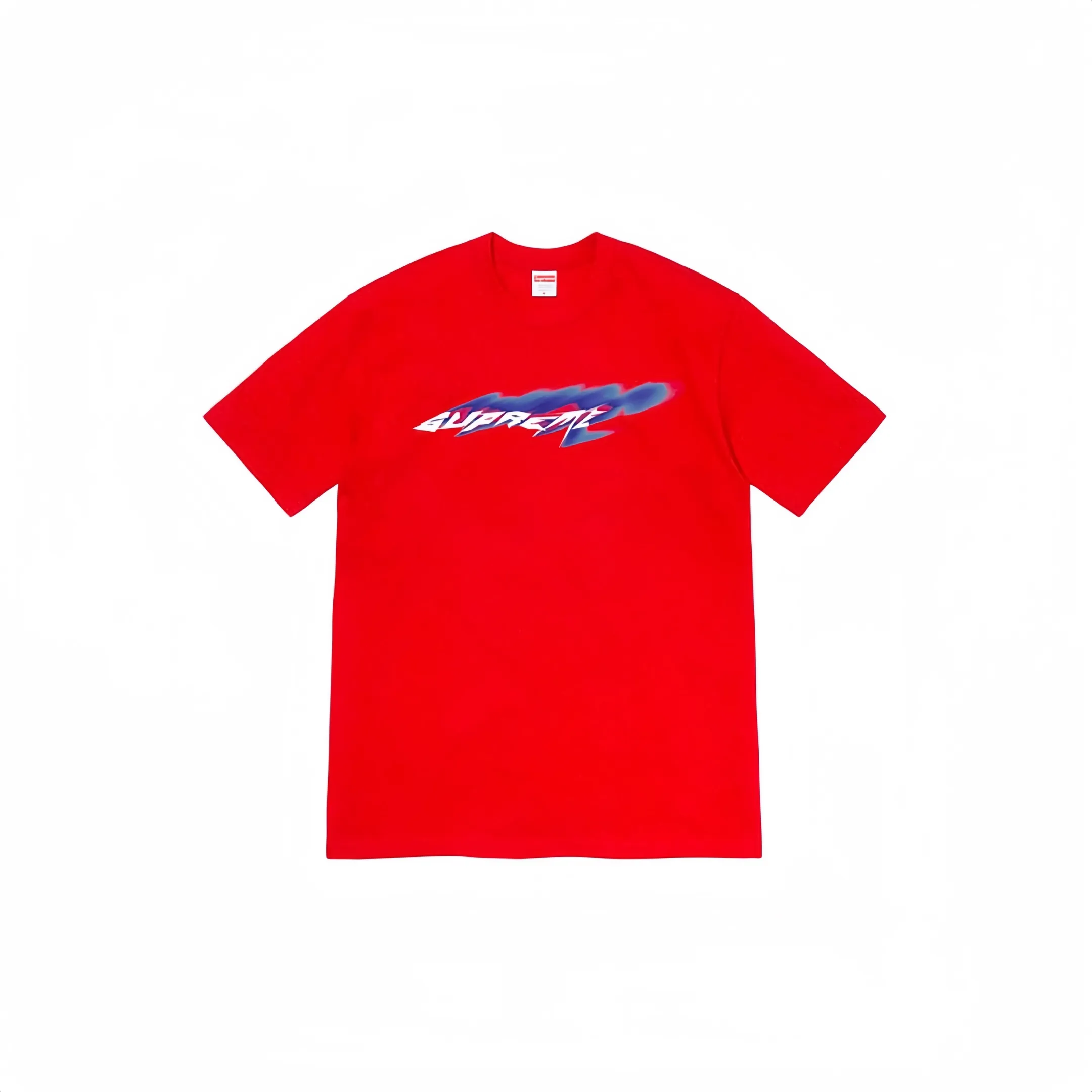 #S17 P110💰 Supreme Week 1 Wind Tee Wind Shadow Logo sports round neck short-sleeved T-shirt. The same style for men and women is made of 260 grams of combed cotton double yarn. From fabrics to accessories, all three standards are complete and follow ZP. Imported Matsui company's slurry printing will never crack. The whole piece is made of three-needle and five-thread technology. The neckline-shoulder seam-sleeve seam is double-lined, which looks more three-dimensional and textured.) The same process as the original version, classic version Feel free to compare zp. The whole piece adopts three-needle five-thread craftsmanship (neckline-shoulder seam-sleeve seam double thread, which looks more three-dimensional and textured). It has the same craftsmanship as the original original, classic version. Color: Black, White, Red, Orange, Navy Blue, Purple. Size: S M L XL XXL