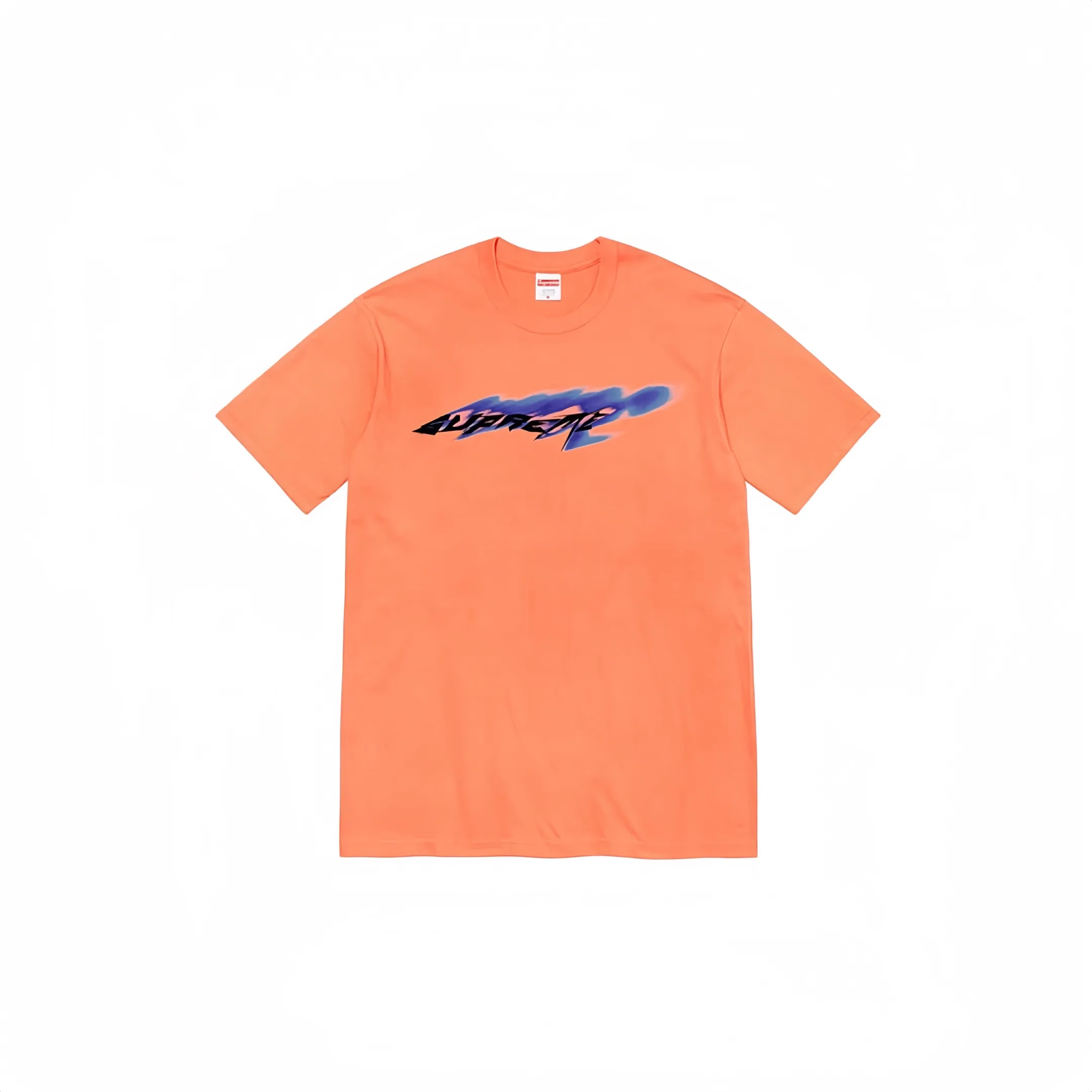 #S17 P110💰 Supreme Week 1 Wind Tee Wind Shadow Logo sports round neck short-sleeved T-shirt. The same style for men and women is made of 260 grams of combed cotton double yarn. From fabrics to accessories, all three standards are complete and follow ZP. Imported Matsui company's slurry printing will never crack. The whole piece is made of three-needle and five-thread technology. The neckline-shoulder seam-sleeve seam is double-lined, which looks more three-dimensional and textured.) The same process as the original version, classic version Feel free to compare zp. The whole piece adopts three-needle five-thread craftsmanship (neckline-shoulder seam-sleeve seam double thread, which looks more three-dimensional and textured). It has the same craftsmanship as the original original, classic version. Color: Black, White, Red, Orange, Navy Blue, Purple. Size: S M L XL XXL