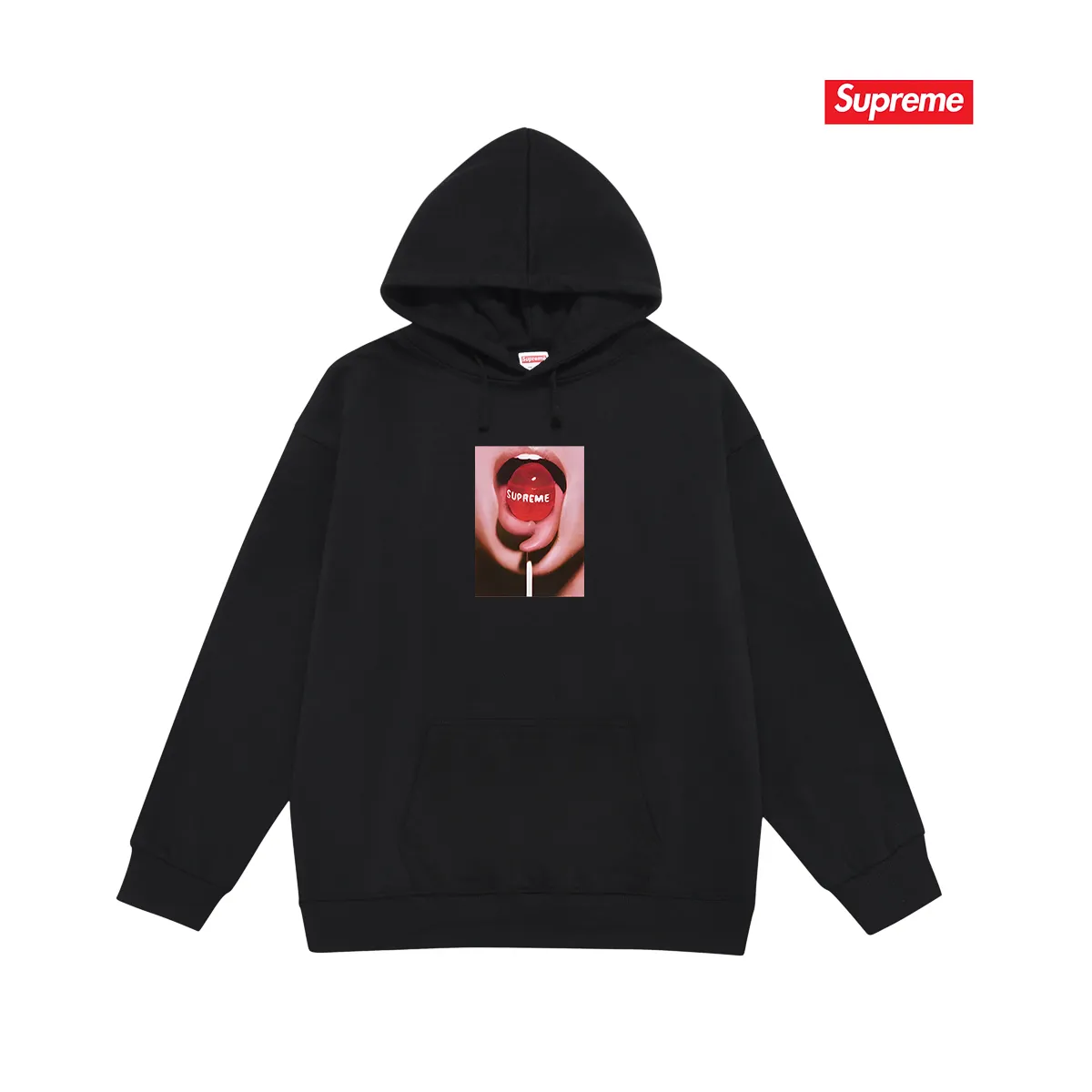 Style No. S2087 #terry P160💰 Velvet P170💰 Supreme FW24 WEEK1 Tera Patrick Tee Classic cotton printed hooded sweatshirt Made of 400g large terry 430g silver fox velvet (drop shoulder large version) fabric, soft texture and no pilling Imported environmentally friendly printing glue The pattern is bright and three-dimensional Quality 💥Same style for men and women The upper body is trendy Color: black white Gray Size: S M L XL XXL