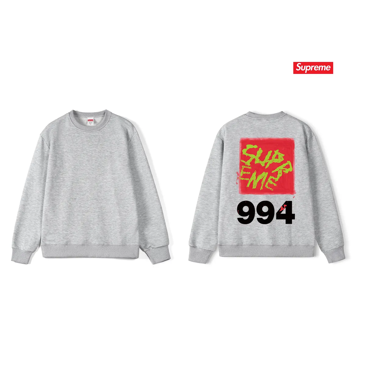 Style No. S1241 #terry p150💰 Velvet 160💰 Supreme SS24 Spring T-shirt series WEEK9 PAI NTTEE back printed round neck sweatshirt Made of 400 grams of large terry (drop shoulder large version) fabric, soft texture and no pilling Imported environmentally friendly printing glue The pattern is bright and three-dimensional Quality 💥Same style for men and women The upper body is trendy Color: black white gray Size: S M L XL XXL