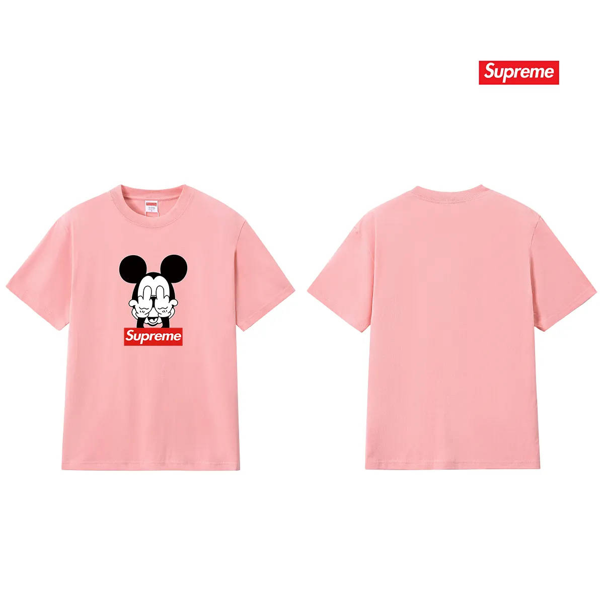 S242 P110💰 Sup FW24 Short-sleeved T-shirt Tyler Creator Tee American short-sleeved T-shirt, loose fit, made of 260g combed cotton double yarn, all three standards from fabrics to accessories, ZP, imported Matsui company slurry printing will never crack, the whole piece adopts three-needle five-thread process (collar-shoulder seam-sleeve seam double line, looks more three-dimensional and textured) consistent with the original version, classic version Feel free to compare zp. The whole piece adopts three-needle five-thread craftsmanship (neckline-shoulder seam-sleeve seam double thread, which looks more three-dimensional and textured). It has the same craftsmanship as the original original, classic version. Color: black, white, light gray, pink, navy. Size: S M L XL XXL