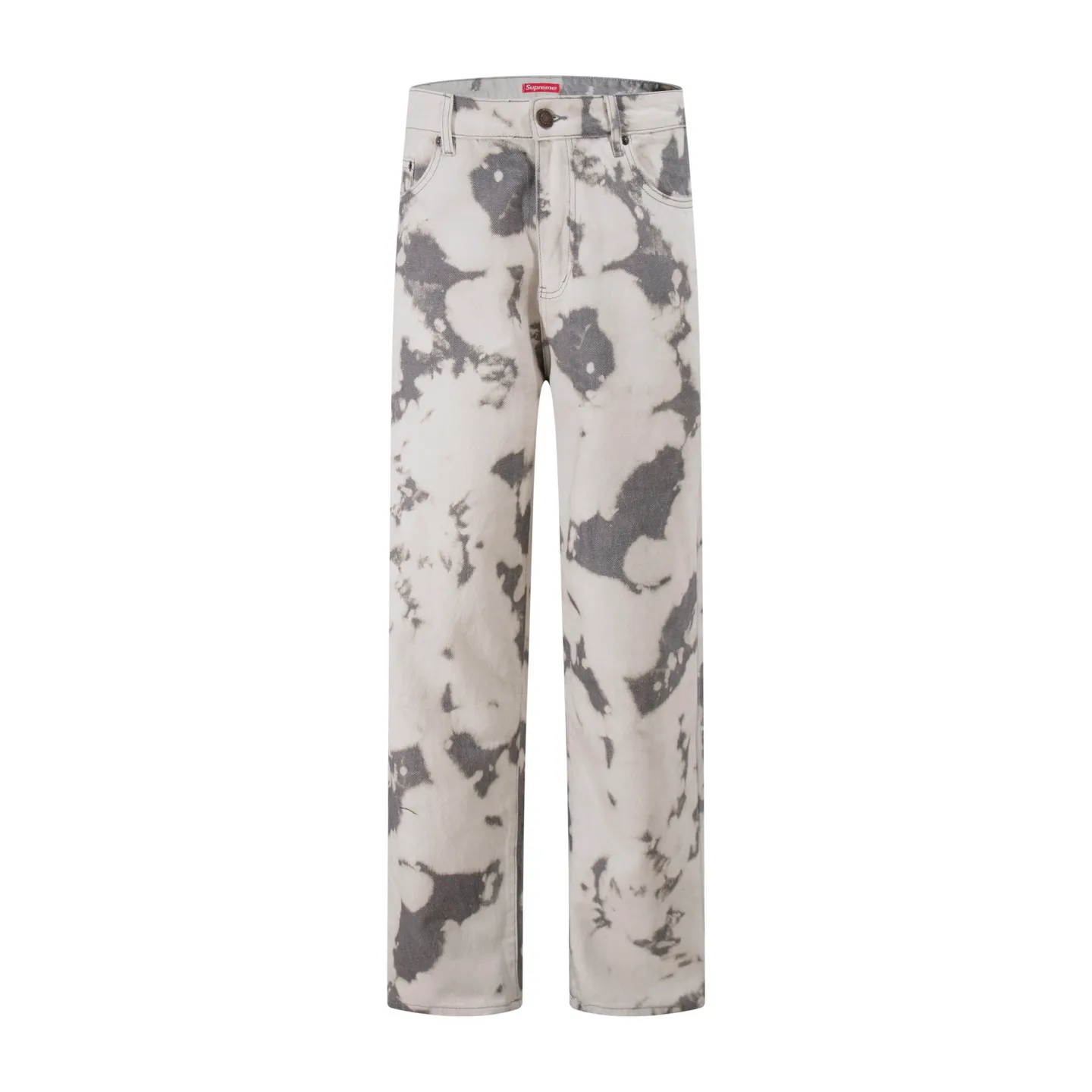 P240 model number: H71 Supreme & SS25 Paris Fashion Opening Season Cream Camouflage Small Embroidery🪡 Embroidered Color Jeans. Styles with different wash textures are very friendly to people with thin legs and thick legs. The slightly flared version is very flattering to the leg shape. The moderate length is timeless and easy to match. It is the basic styling foundation for various styles. It is a must-have in the wardrobe! The fabric is stiff but also makes the upper body soft without losing texture. The washing process is even more perfect. It is a must-have item for everyone! ! ! Washed wheat, hang tag, pants label, three labels complete Size: 30-32-34-36 Color: original color